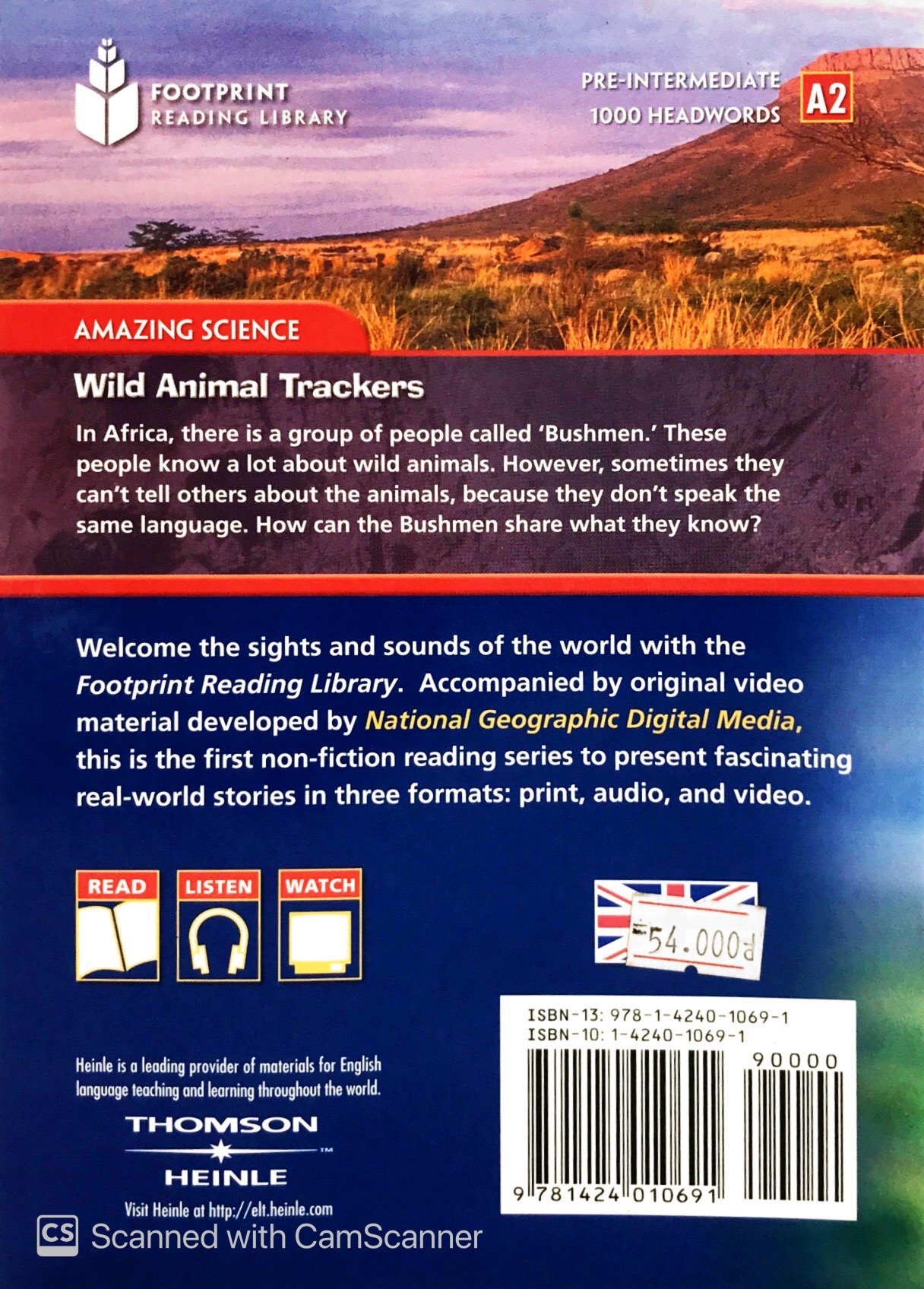 wild animal trackers: footprint reading library 1000 1st edition
