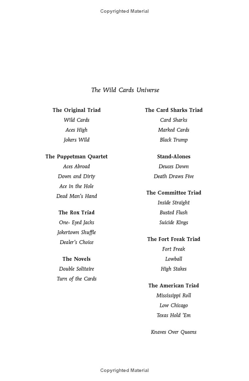 wild cards: knaves over queens