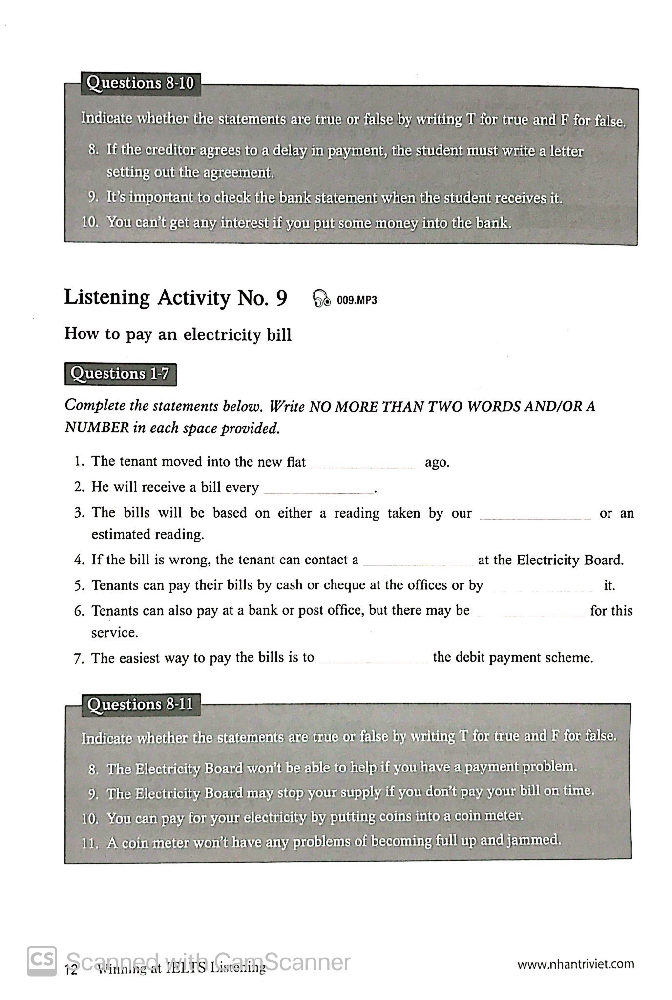 winning at ielts listening (tái bản)