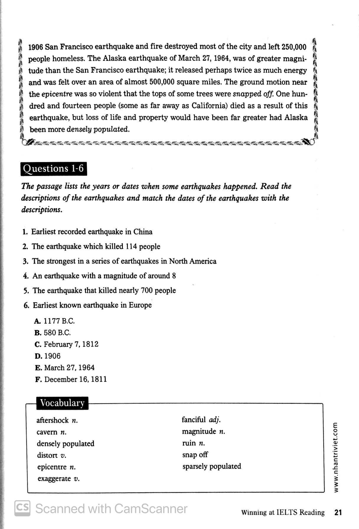 winning at ielts reading