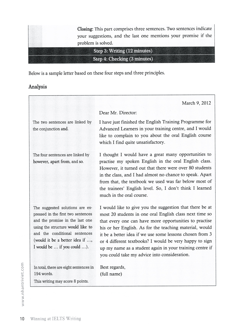 winning at ielts writing