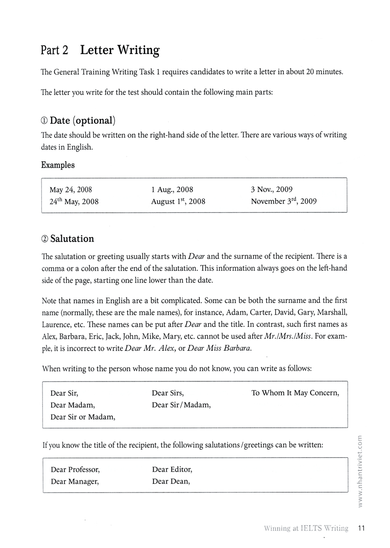 winning at ielts writing