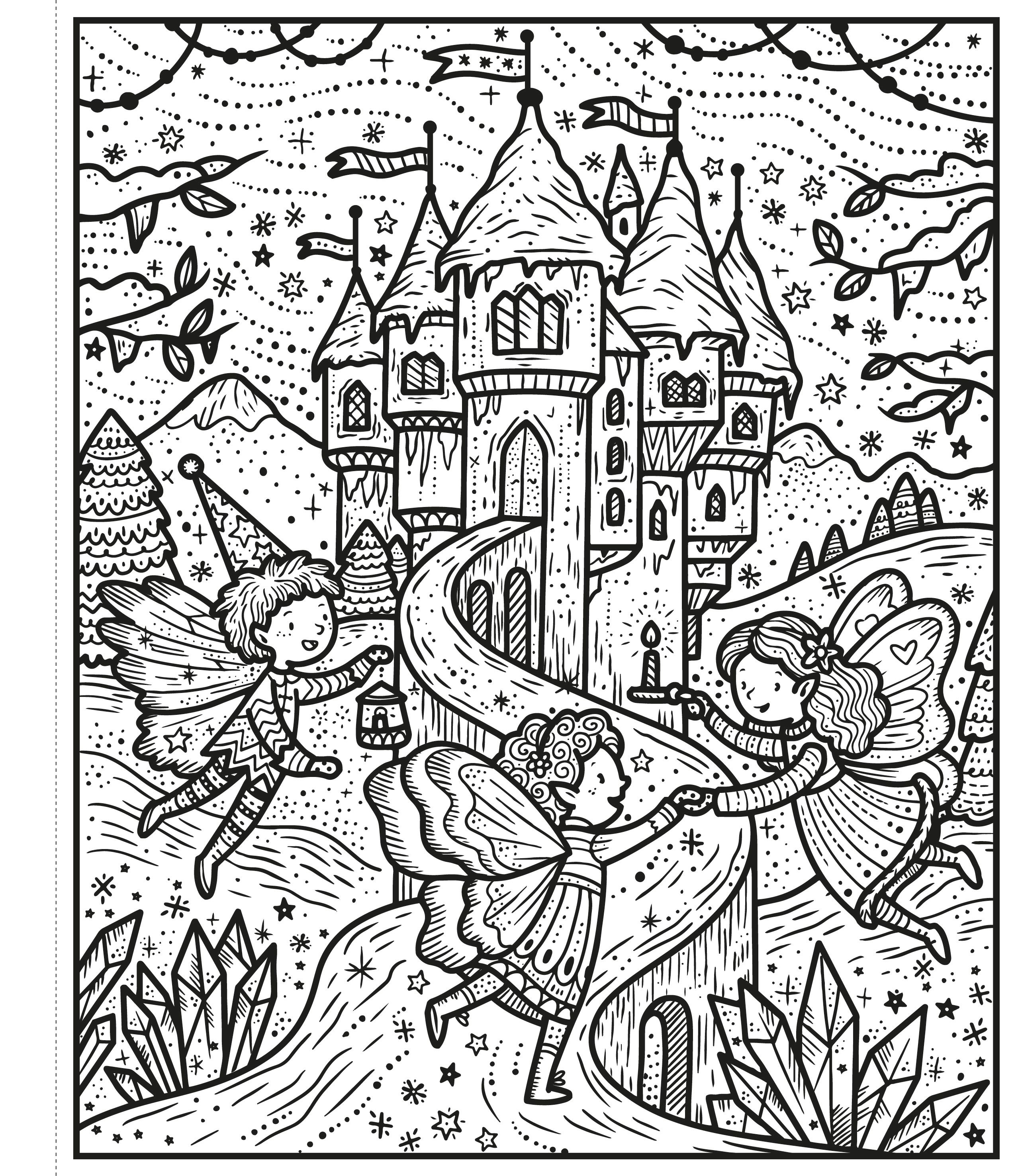 winter wonderland magic painting book