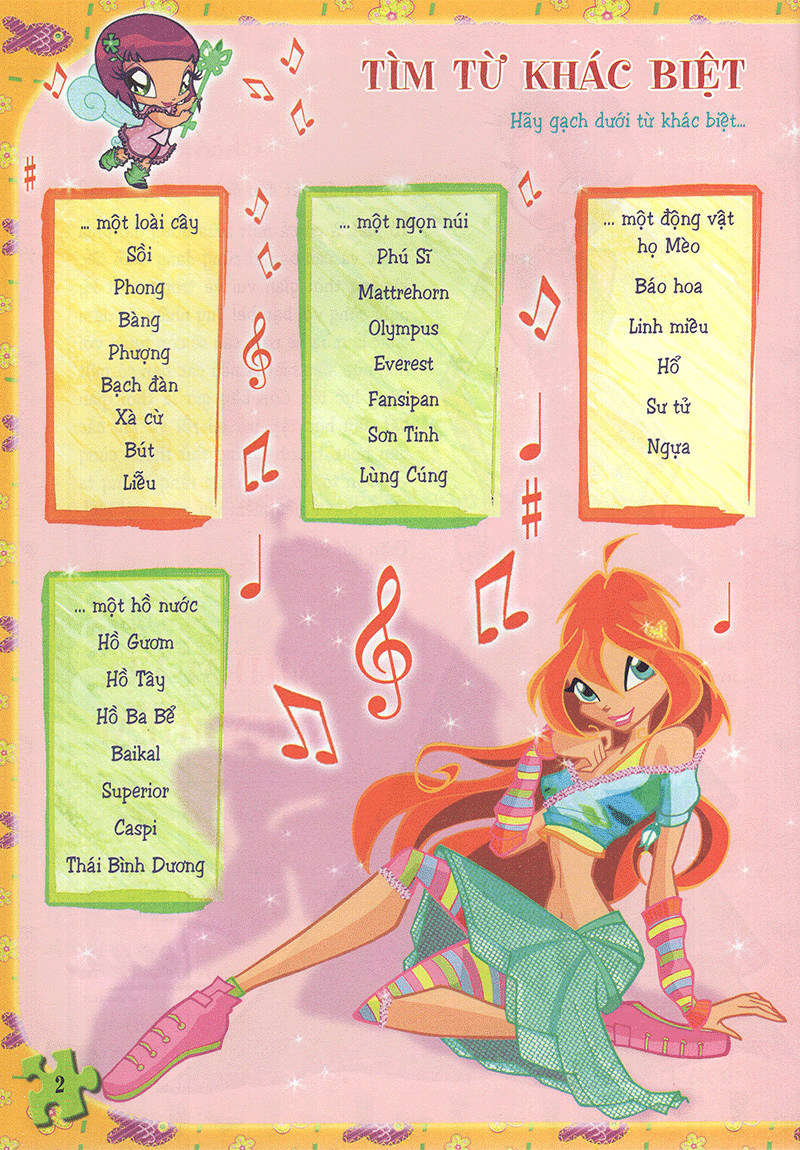 winx club - câu lạc bộ các tiên nữ sành điệu - không gian phép thuật của winx - nhiệm vụ nguy hiểm