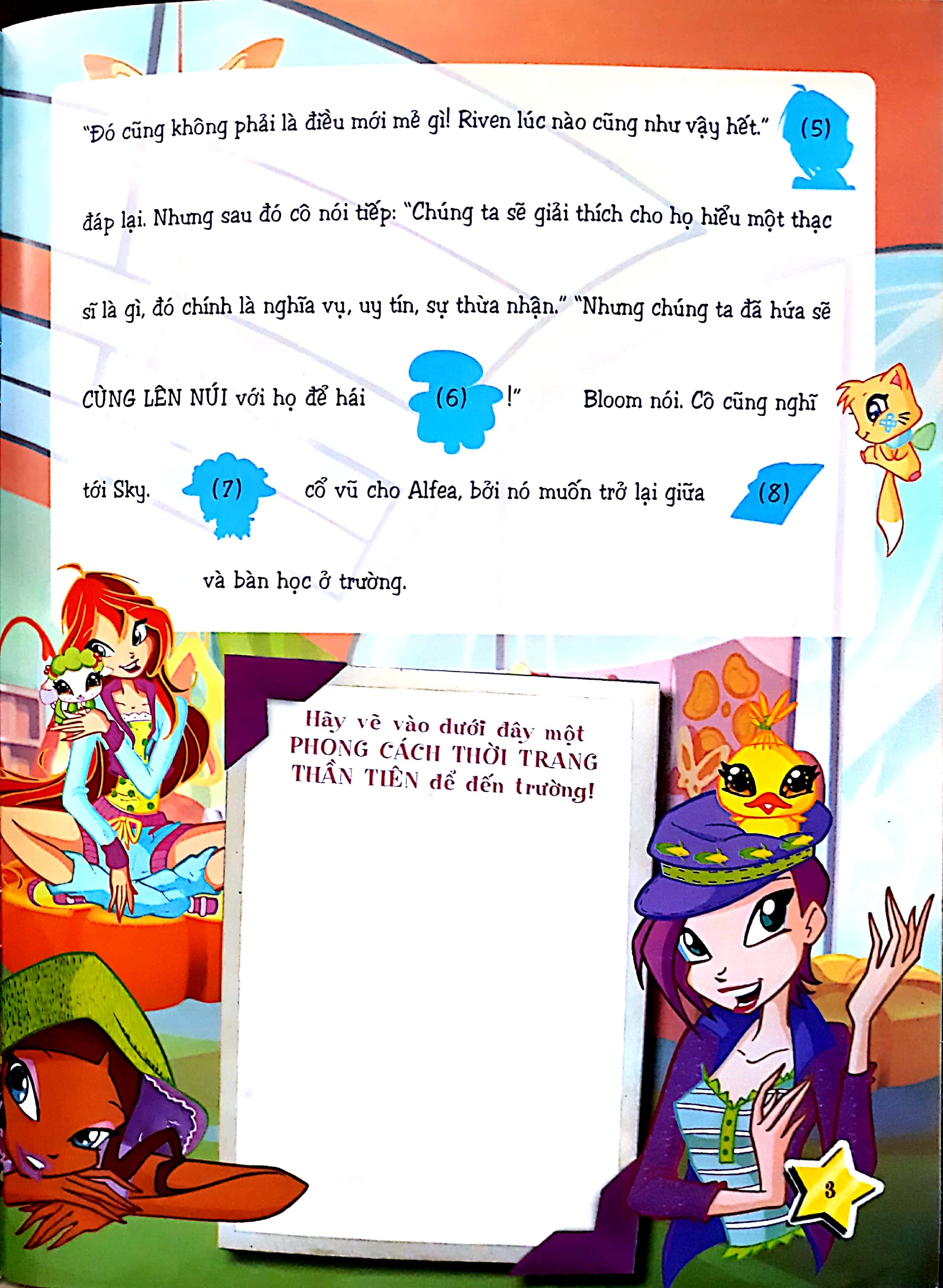 winx club stick and read - câu lạc bộ các tiên nữ sành điệu: trái tim rồng