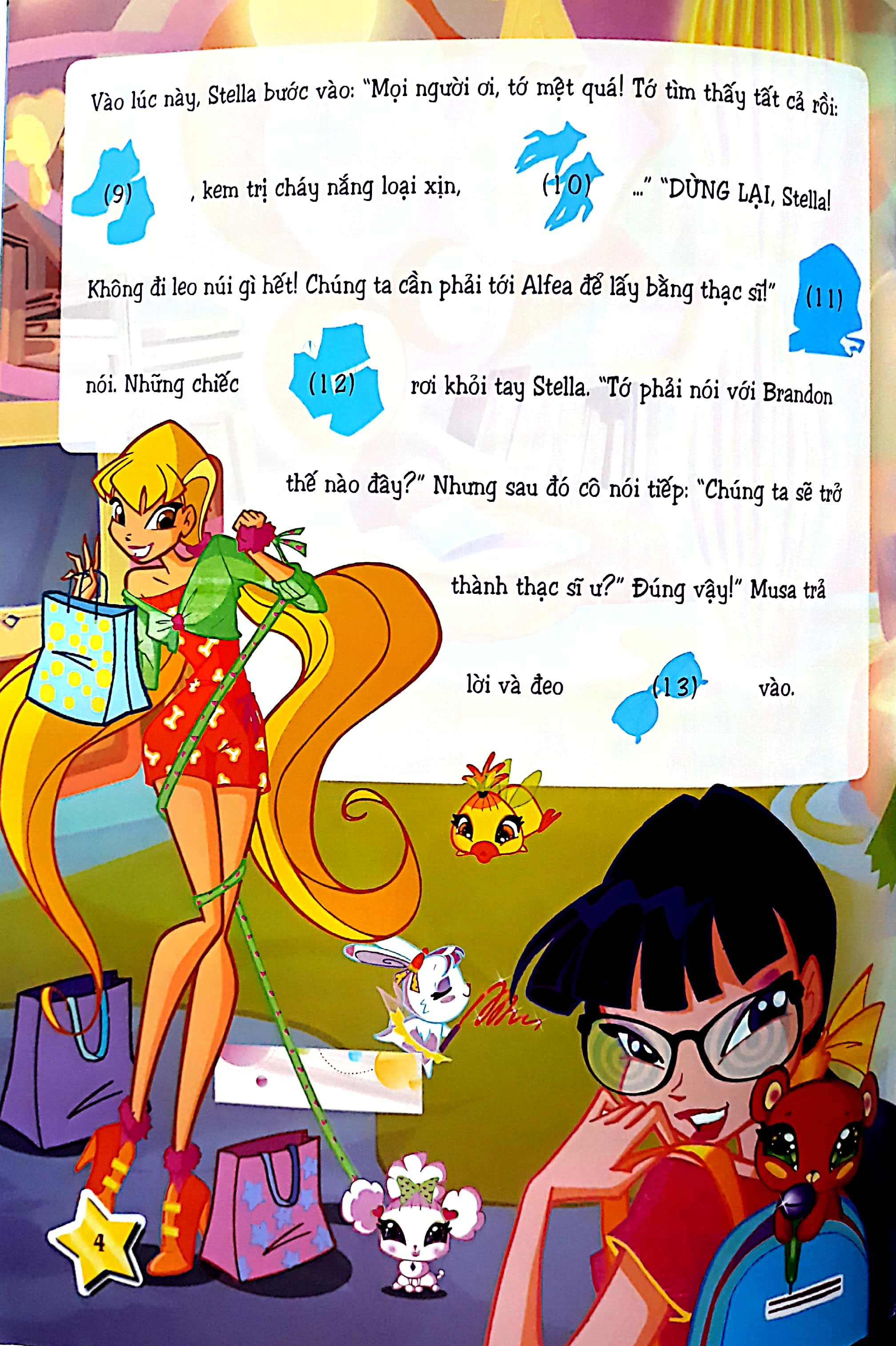 winx club stick and read - câu lạc bộ các tiên nữ sành điệu: trái tim rồng