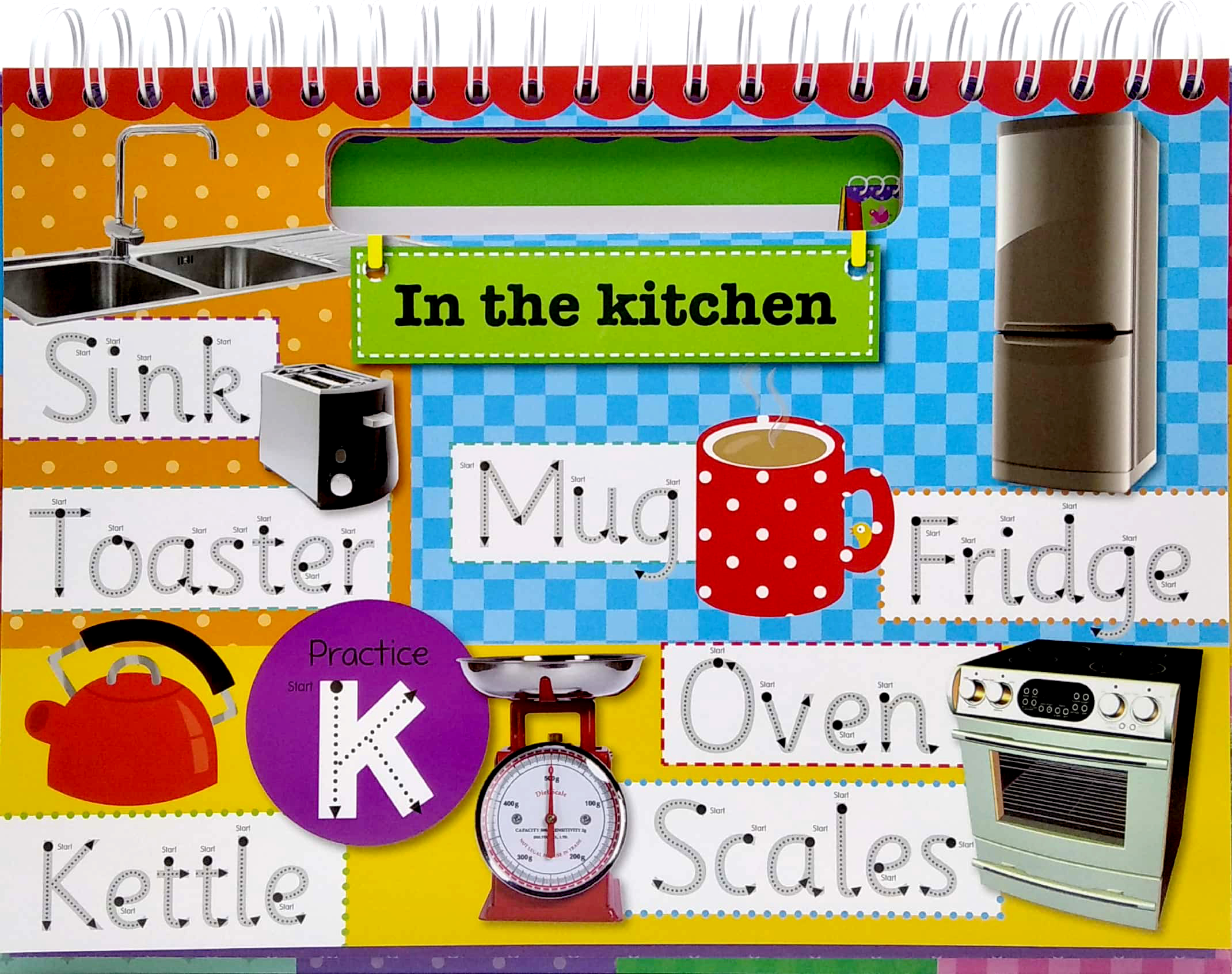 wipe clean easel book with pen - first words