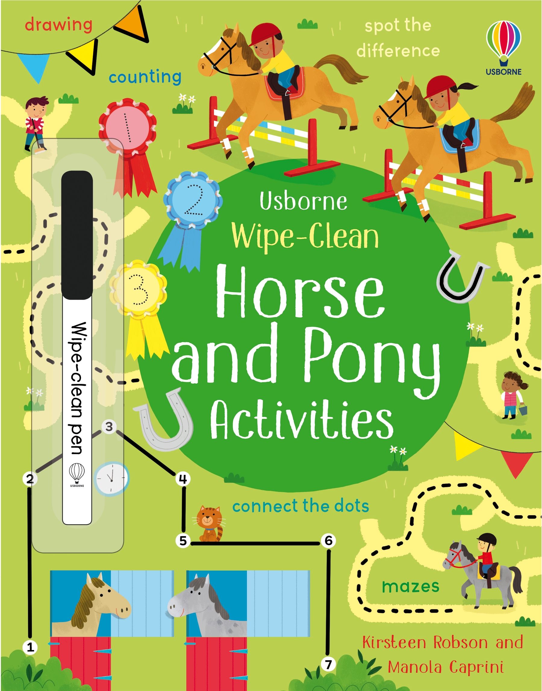 wipe-clean horse and pony activities