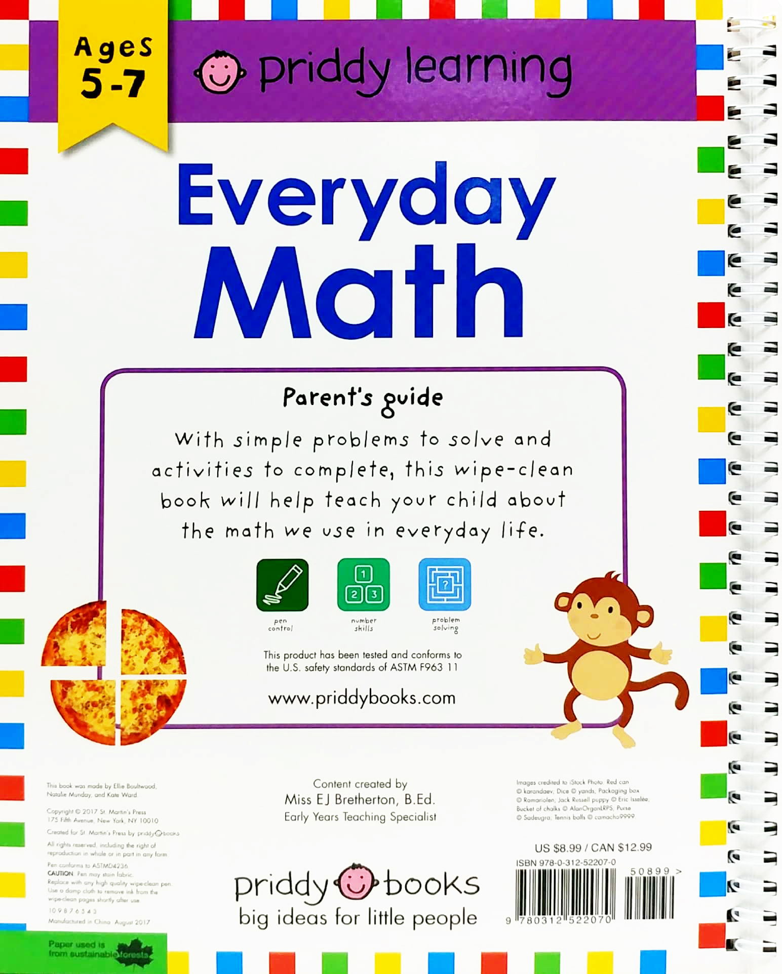 wipe clean workbook: everyday math