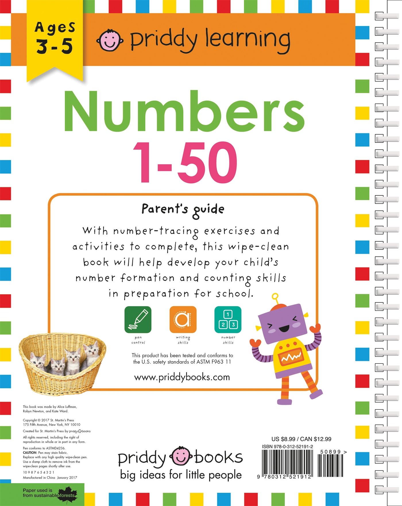 wipe clean workbook: numbers 1-50
