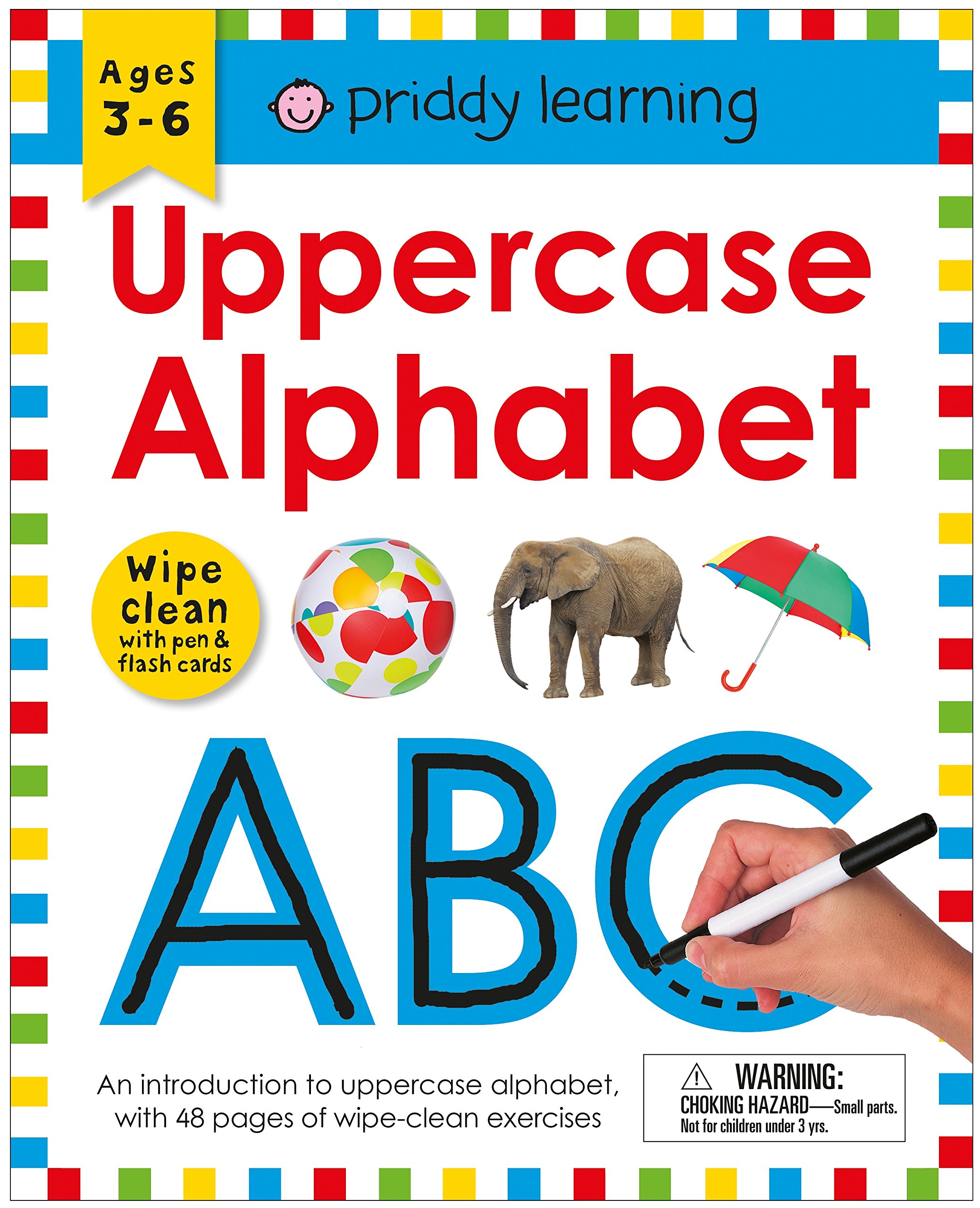 wipe clean workbook: uppercase alphabet (wipe clean learning books)