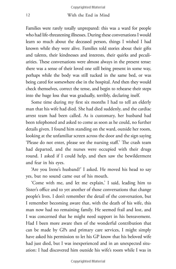 with the end in mind : how to live and die well