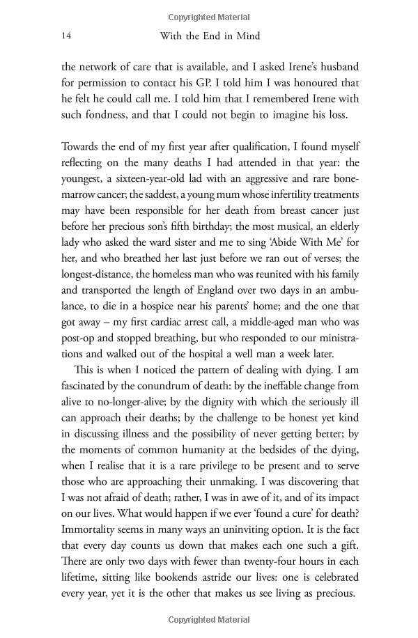 with the end in mind : how to live and die well