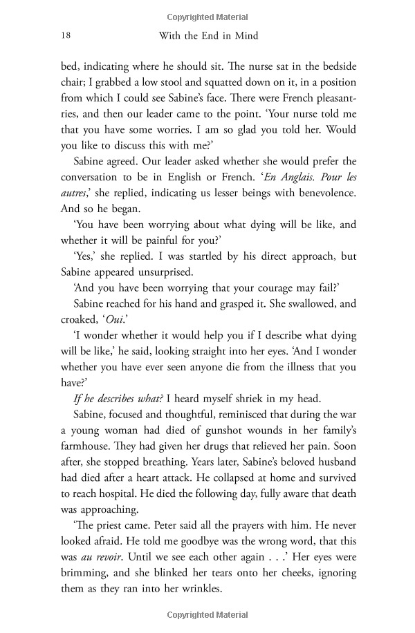 with the end in mind : how to live and die well