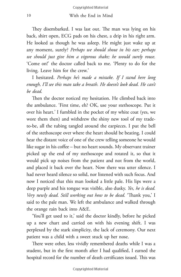 with the end in mind : how to live and die well