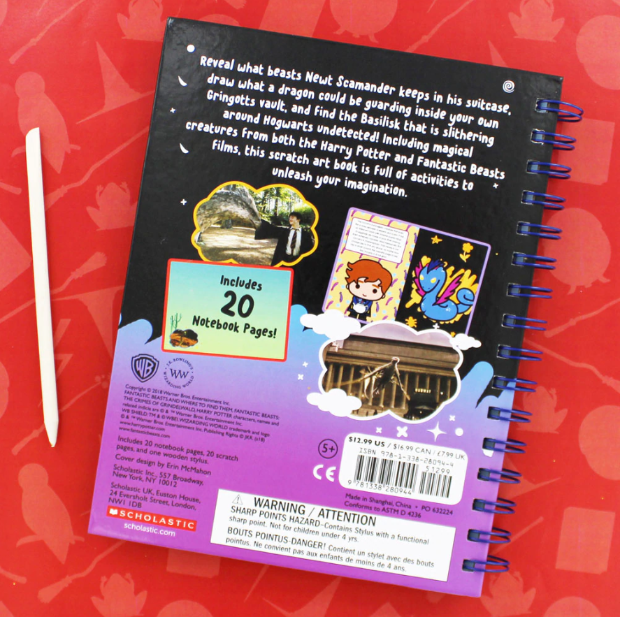 wizarding world: hidden creatures scratch magic (j.k. rowling's wizarding world) (harry potter)