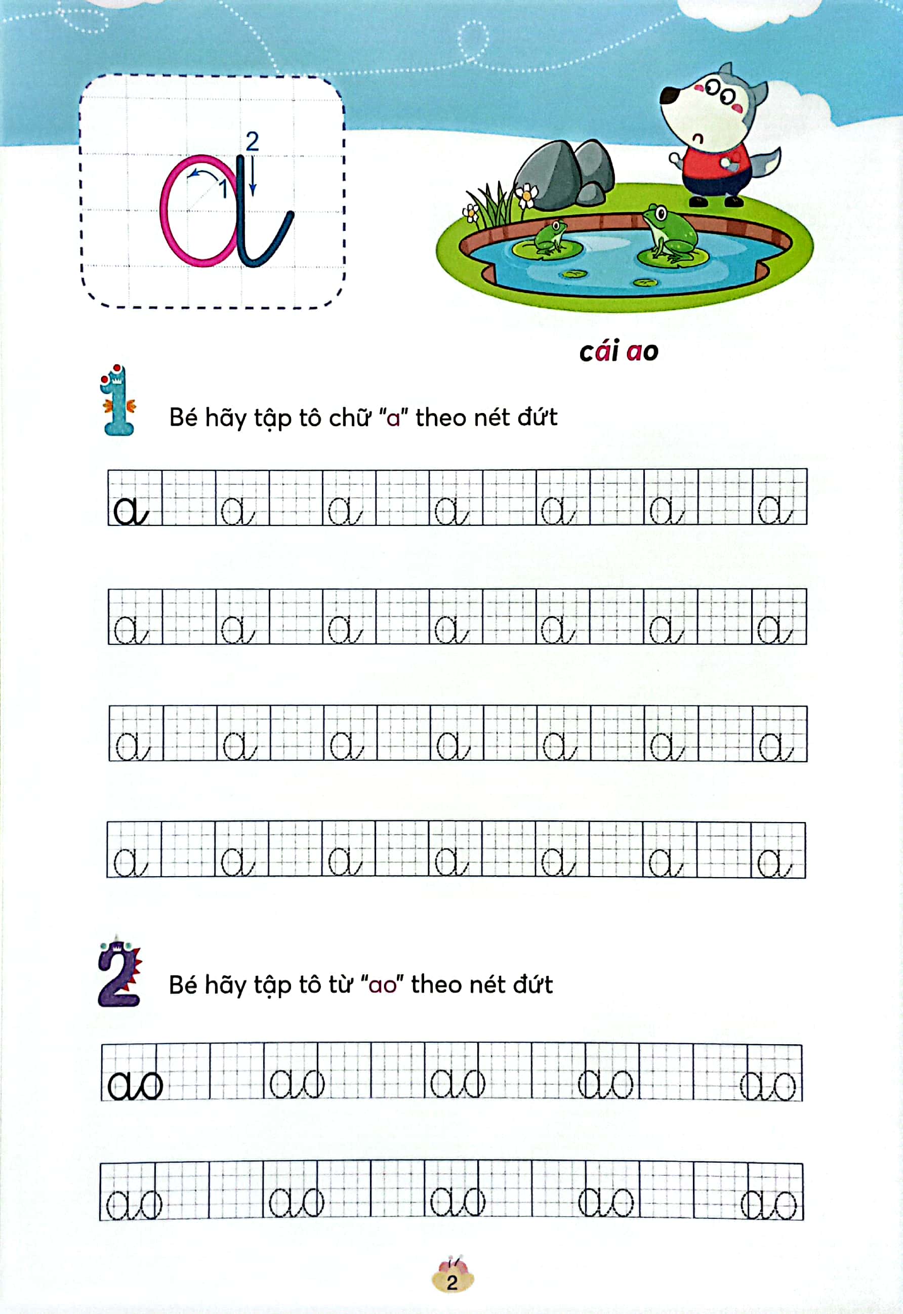 wolfoo iq - wolfoo tập tô chữ cái - tập 2