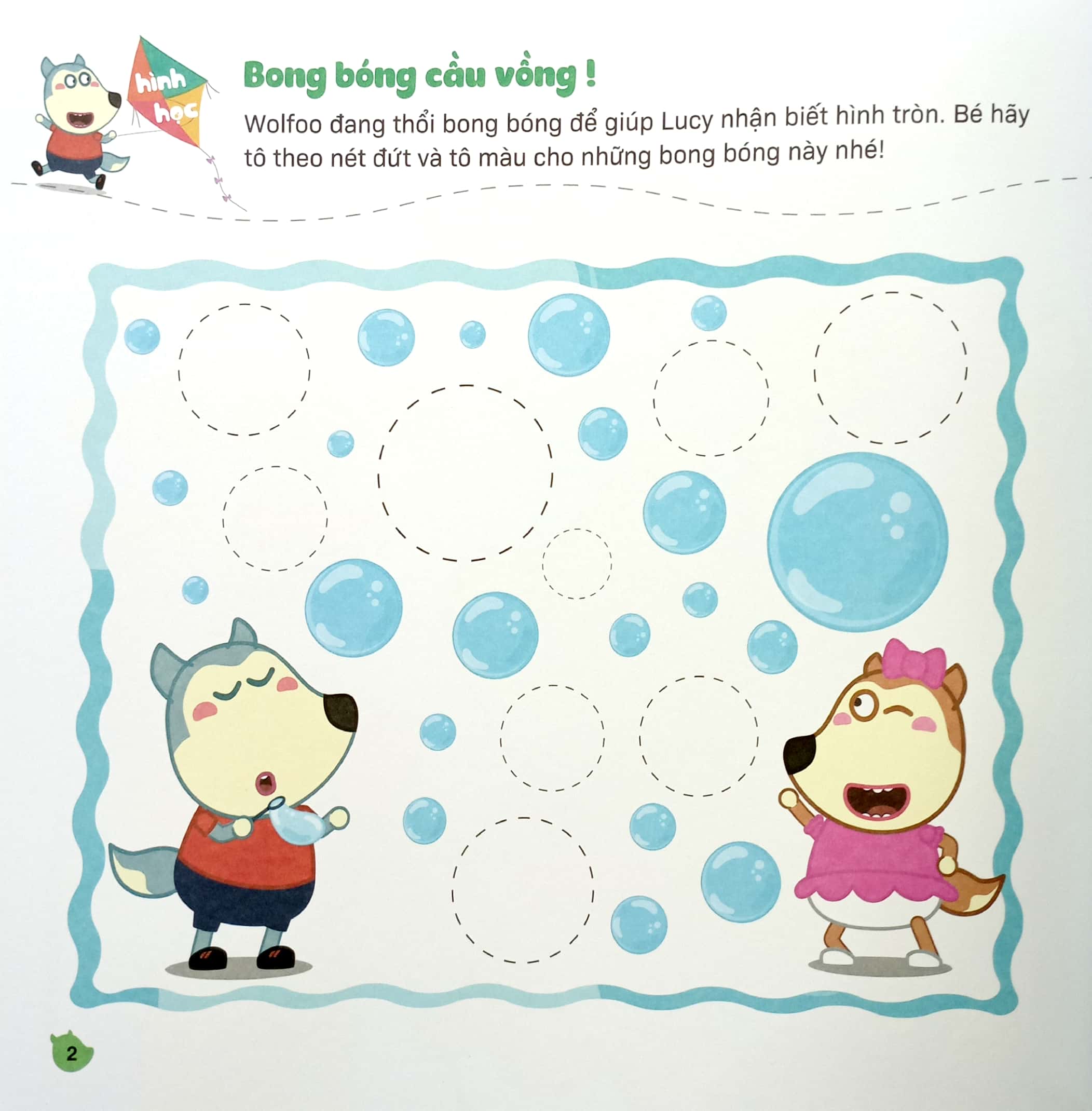 wolfoo khám phá hình học