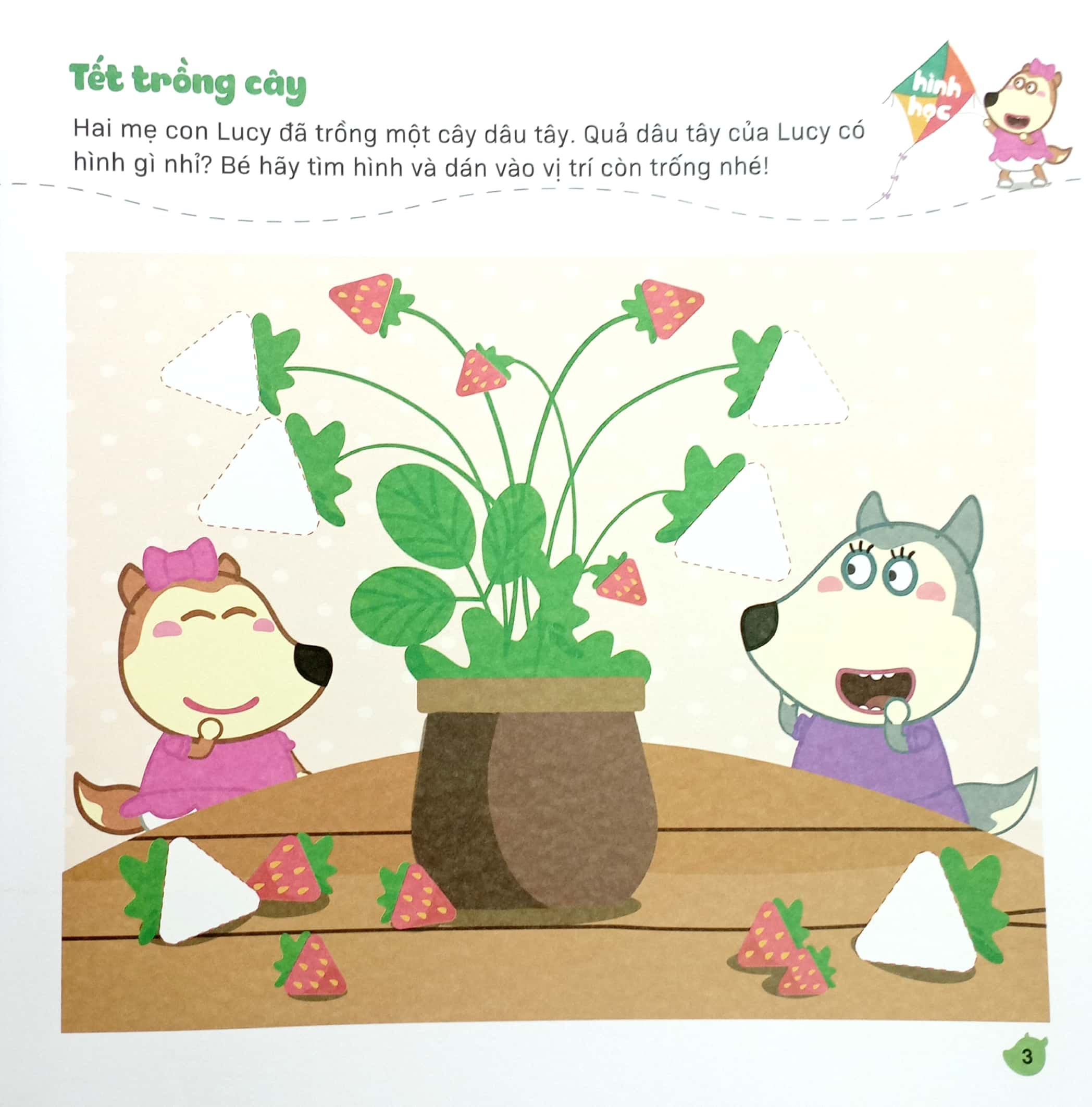 wolfoo khám phá hình học