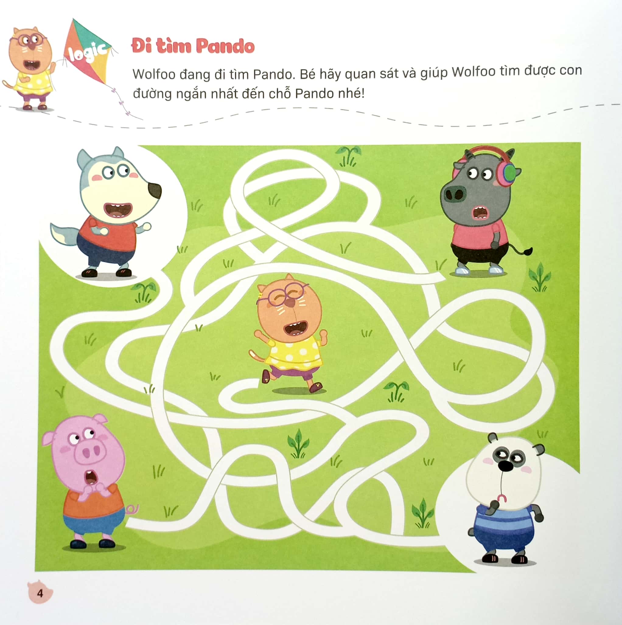 wolfoo khám phá logic