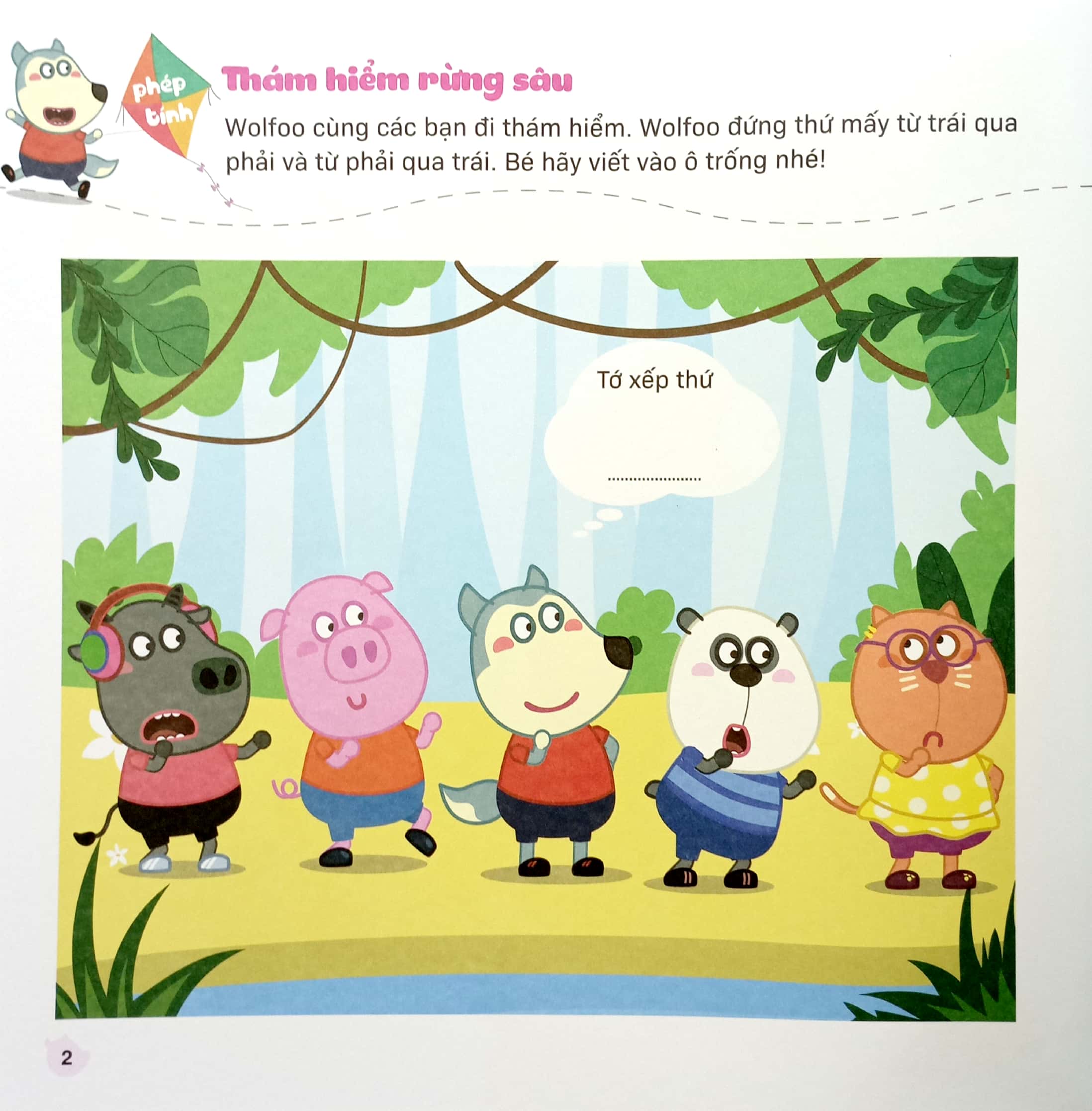 wolfoo khám phá phép tính