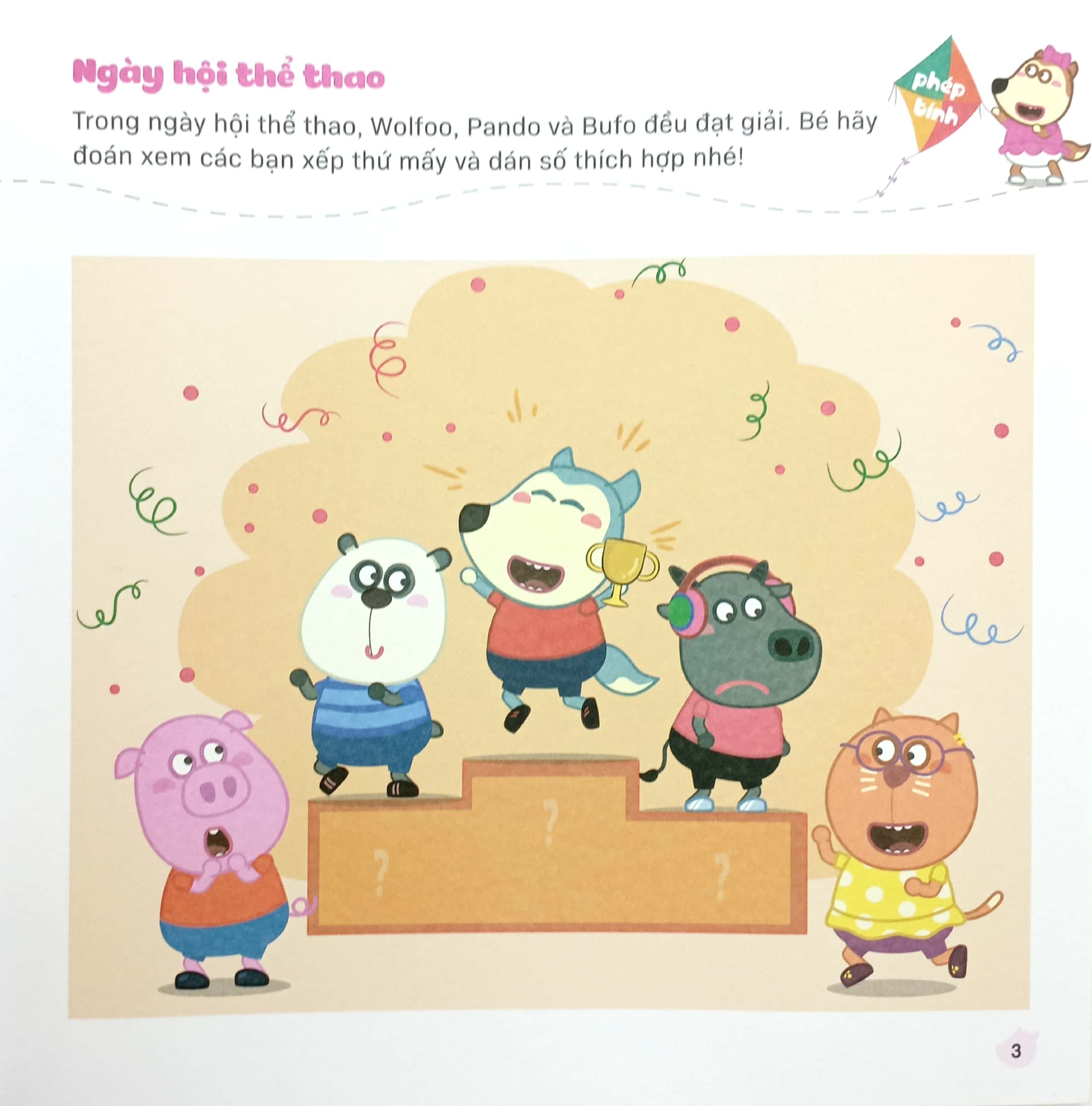 wolfoo khám phá phép tính