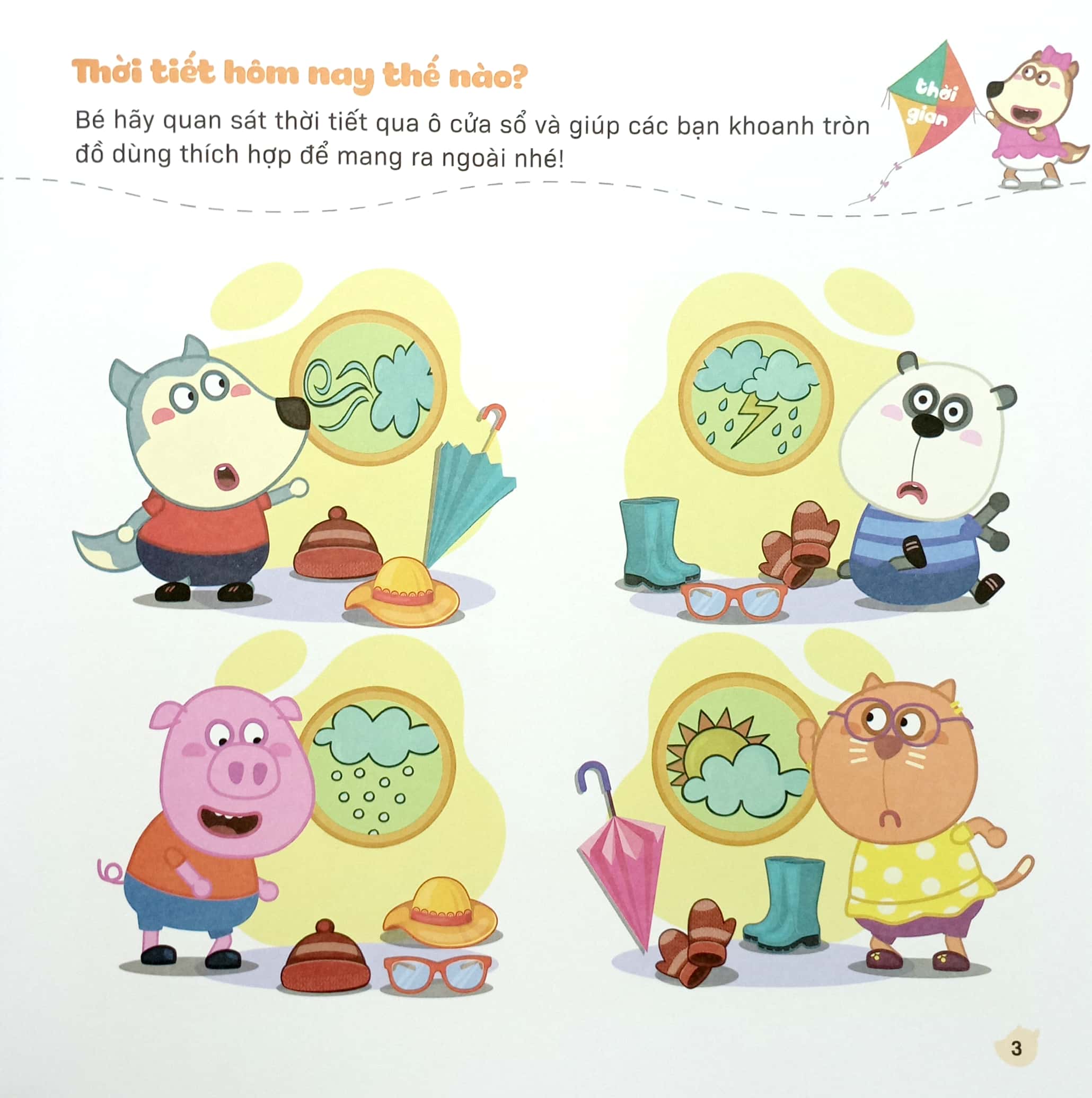 wolfoo khám phá thời gian