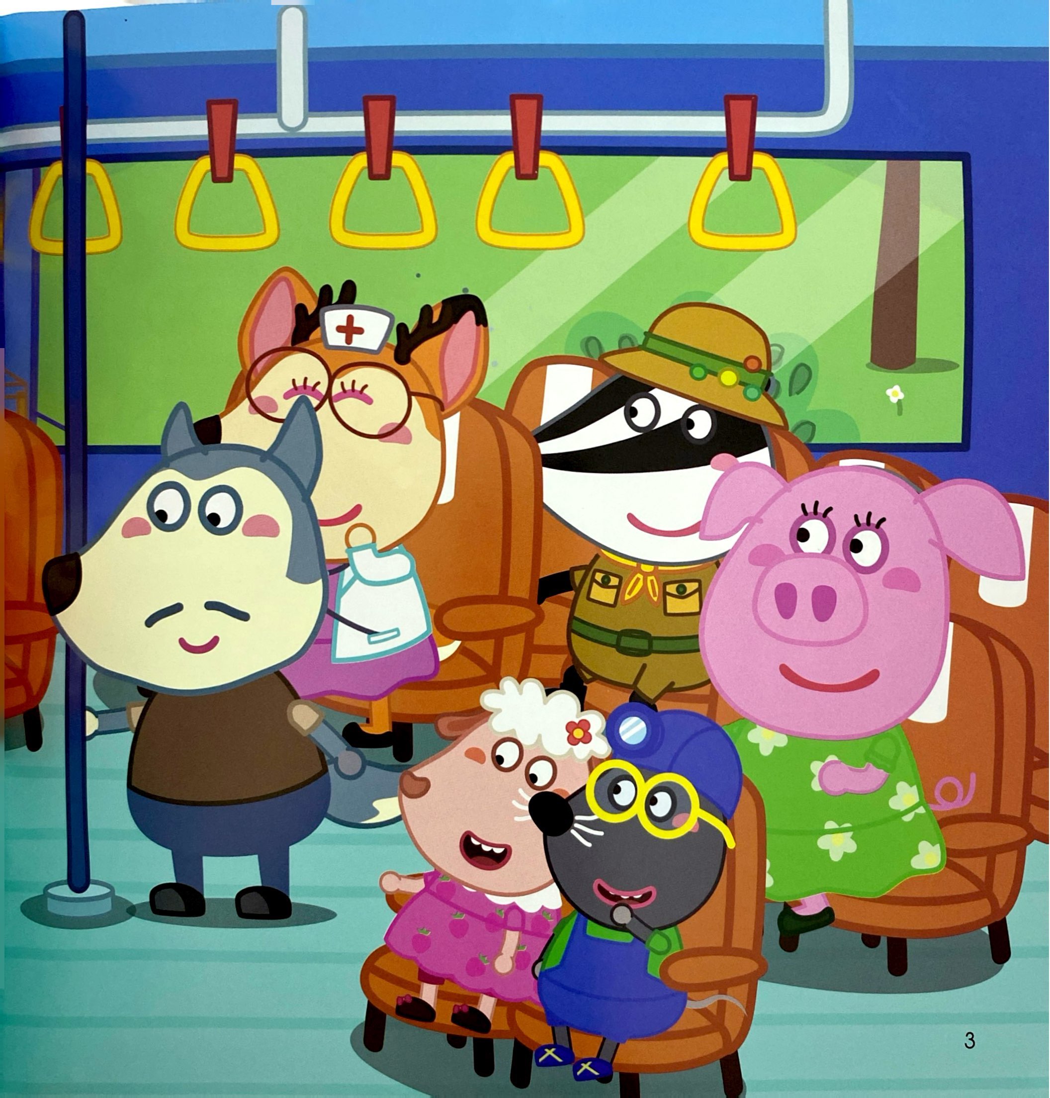 Wolfoo Ren Thoi Quen Tot - Khi Di Xe Buyt