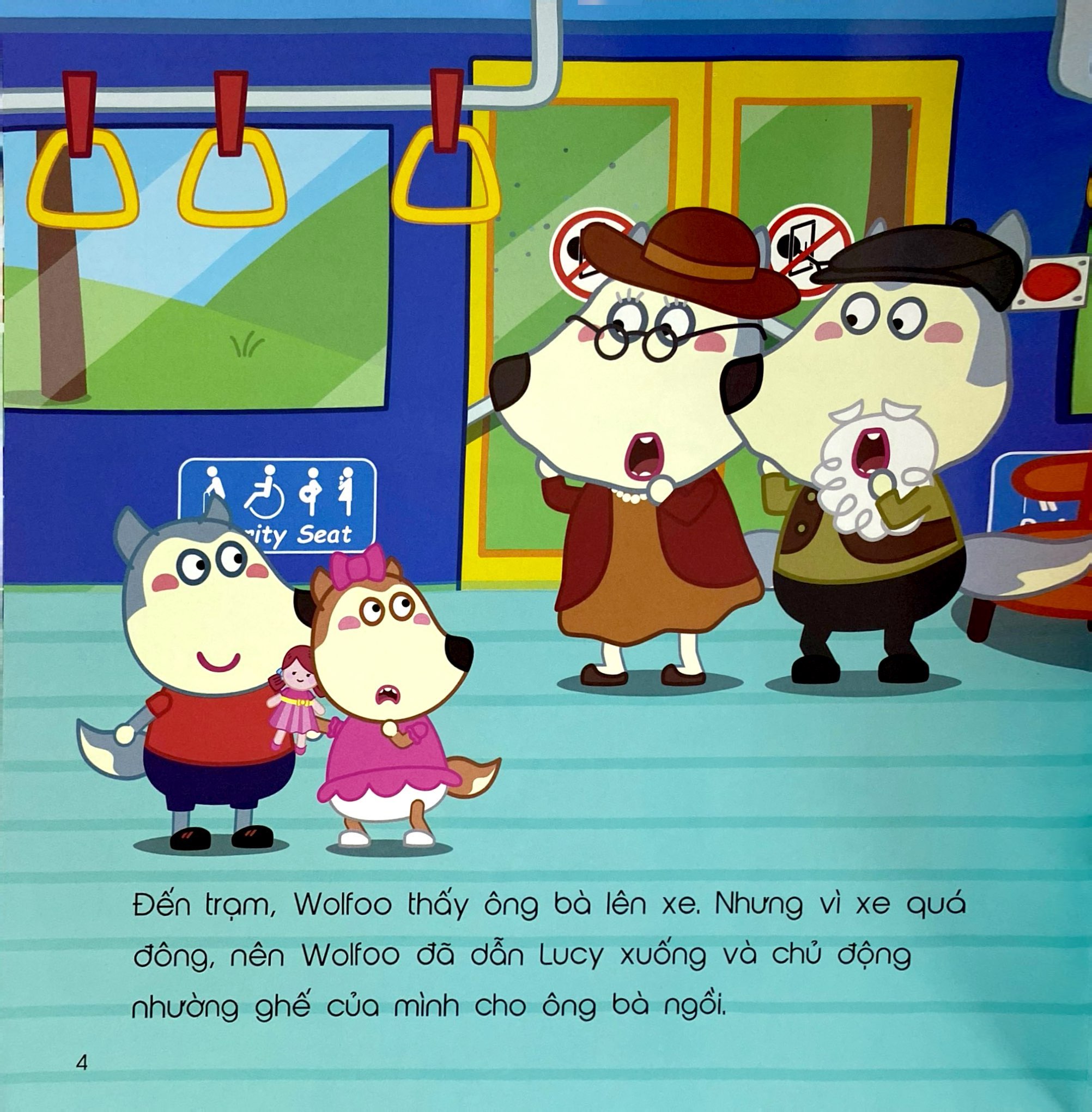 Wolfoo Ren Thoi Quen Tot - Khi Di Xe Buyt