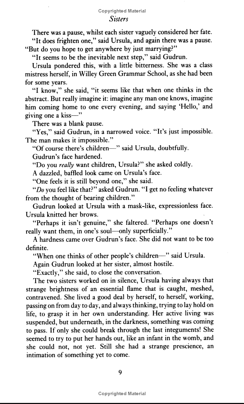 women in love (penguin classics)