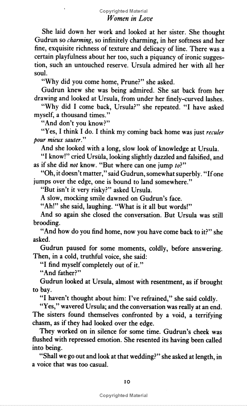 women in love (penguin classics)