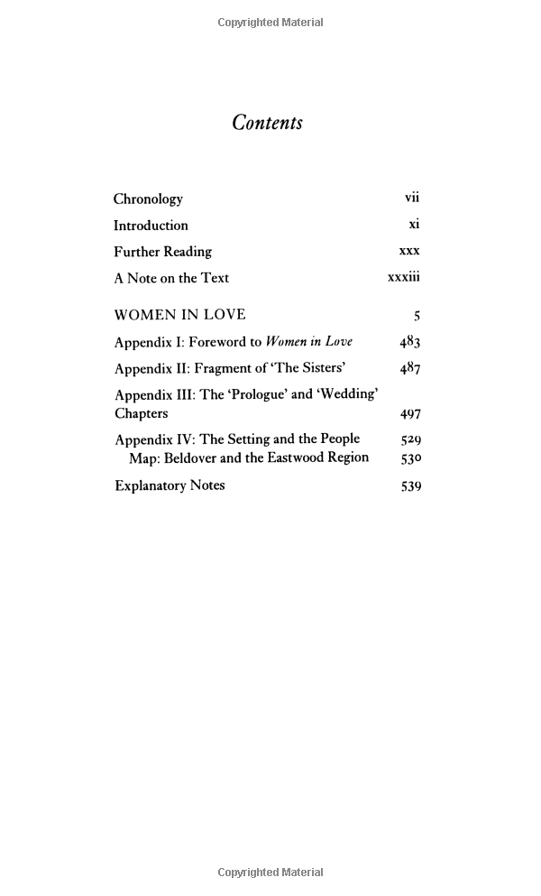 women in love (penguin classics)