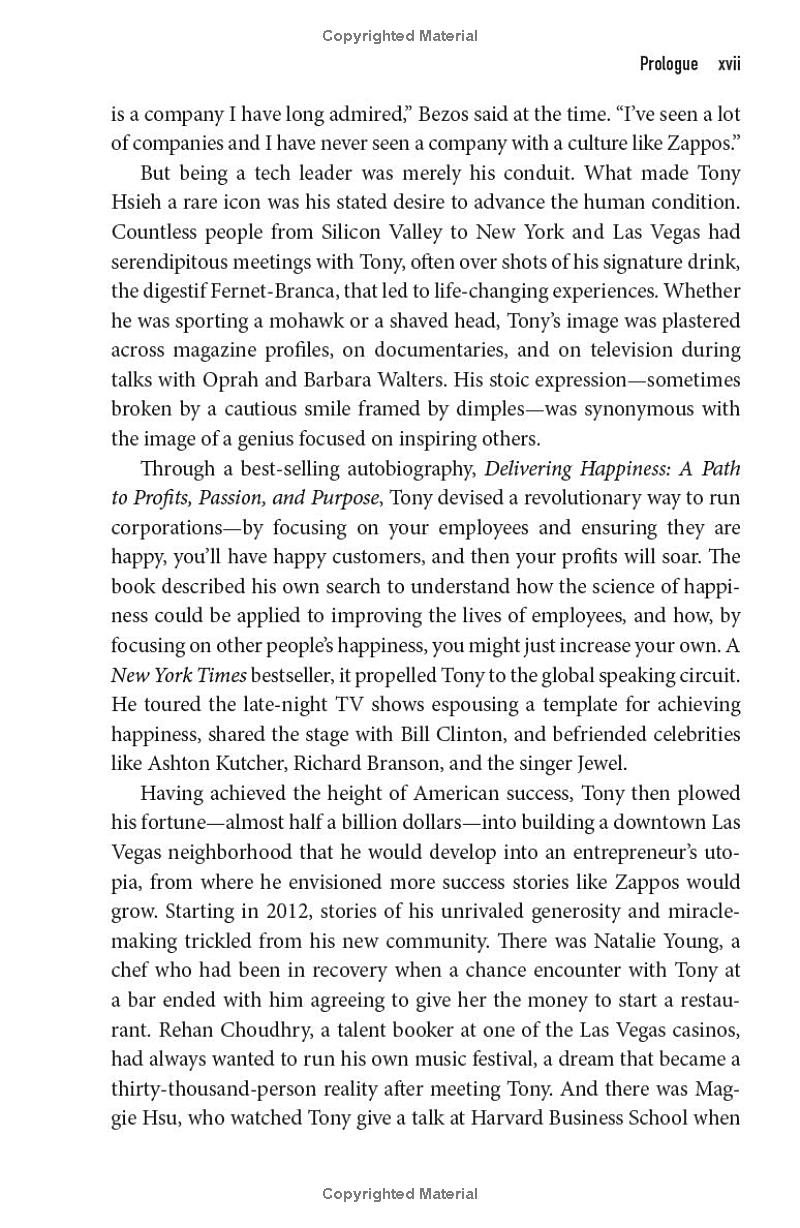 wonder boy - tony hsieh, zappos, and the myth of happiness in silicon valley