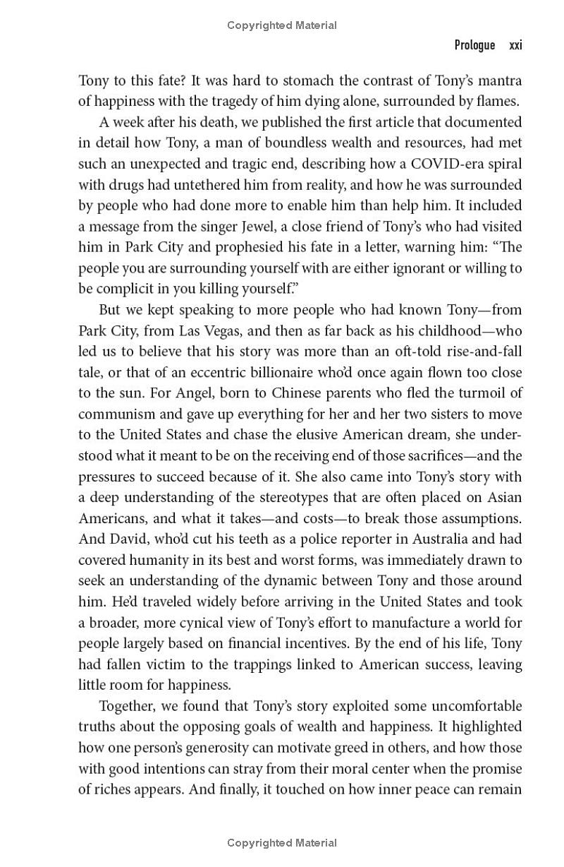 wonder boy - tony hsieh, zappos, and the myth of happiness in silicon valley