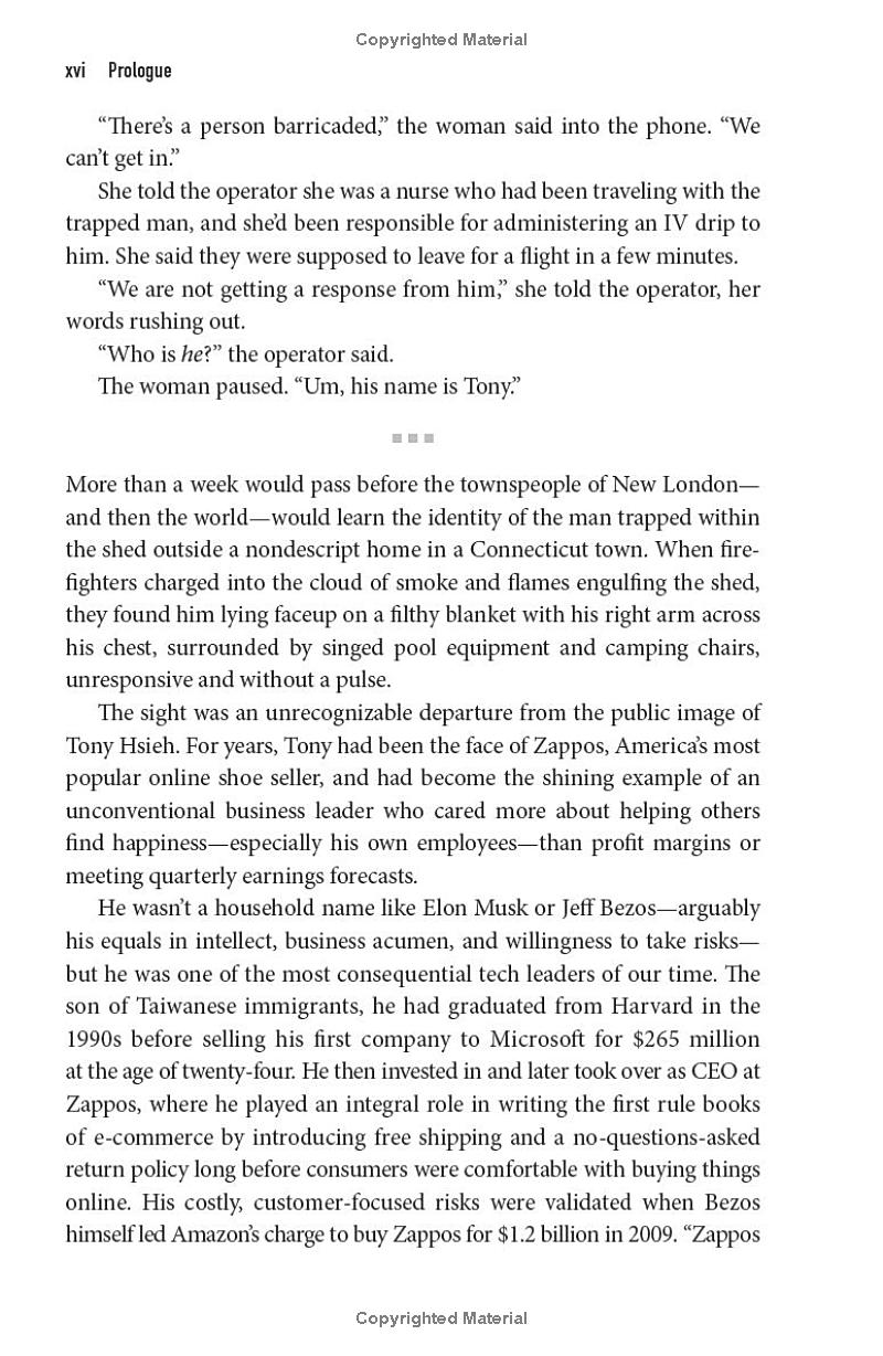 wonder boy - tony hsieh, zappos, and the myth of happiness in silicon valley