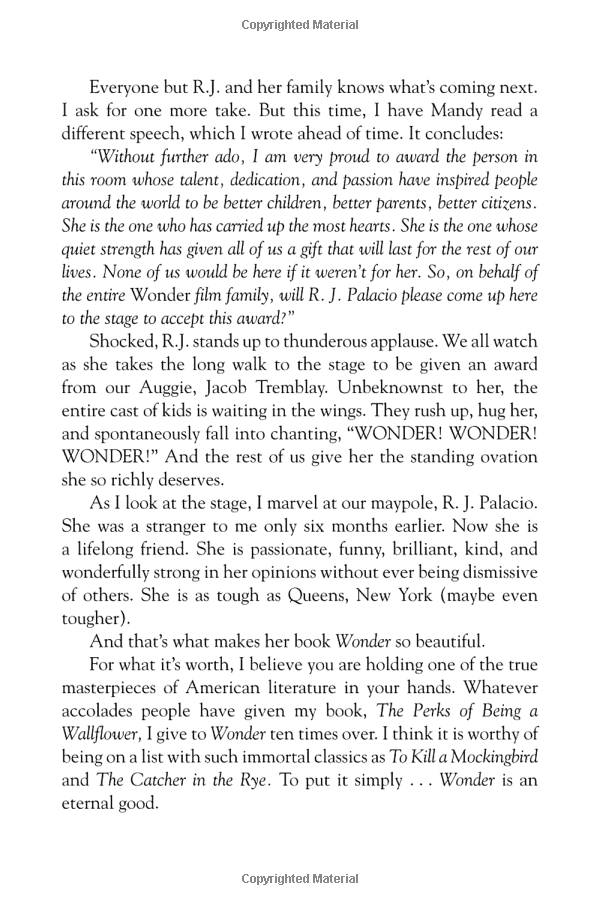 wonder. movie tie-in