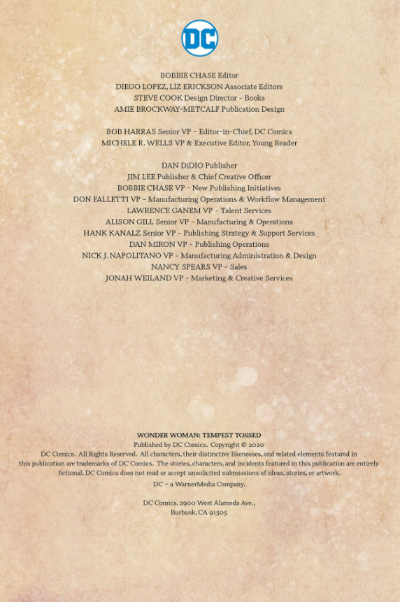 wonder woman: tempest tossed