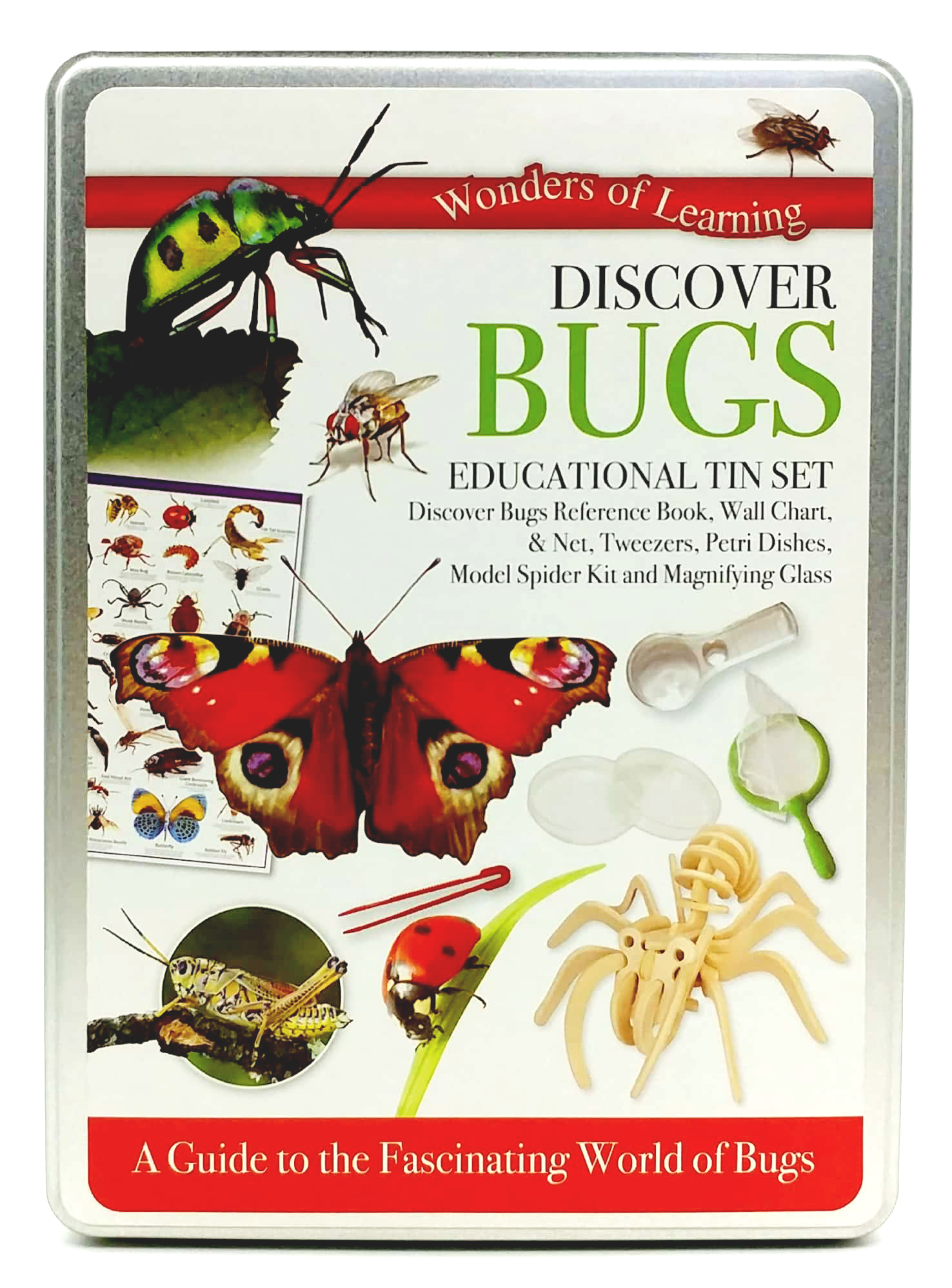 wonders of learning: discover bugs educational tin set