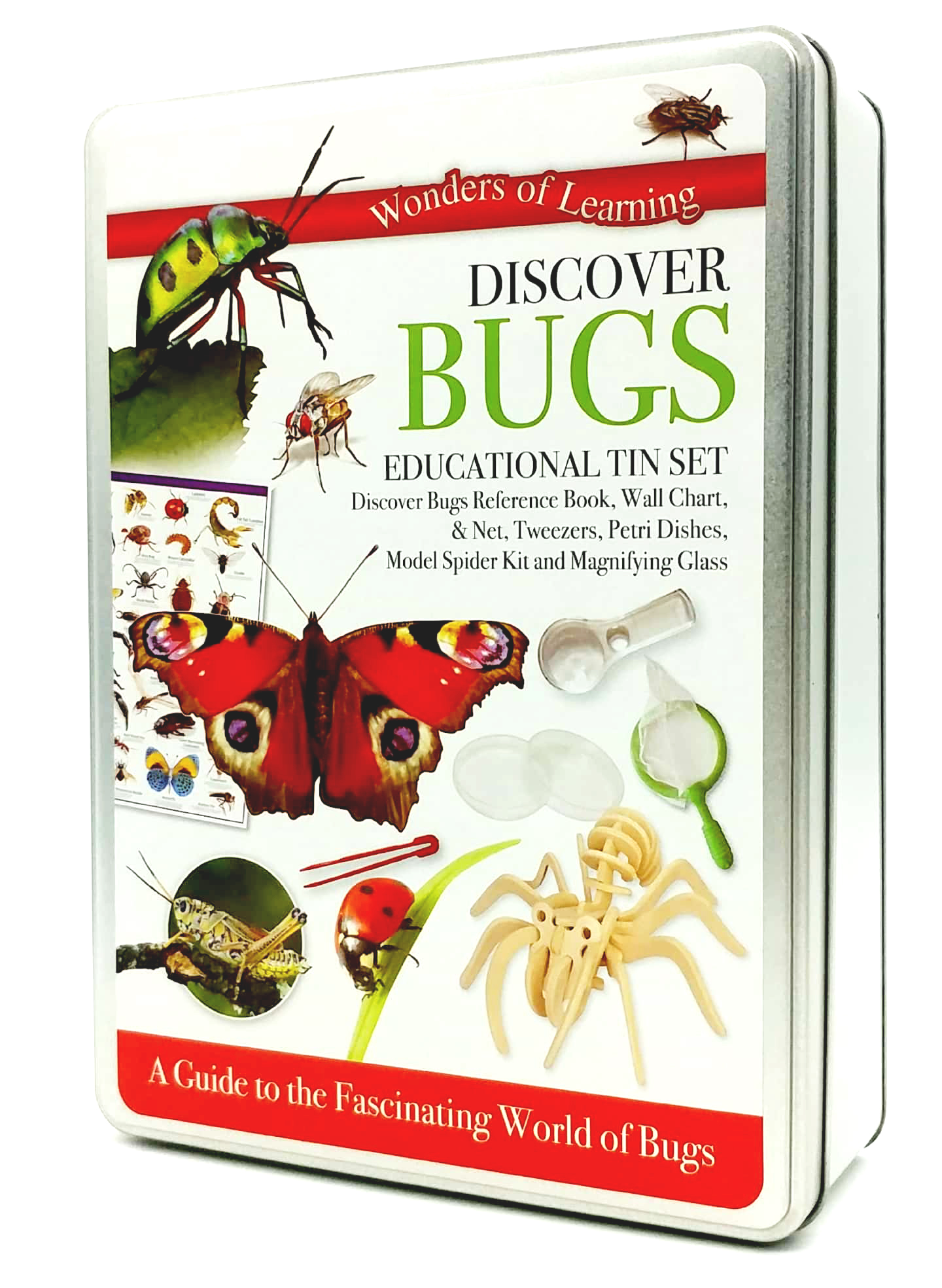 wonders of learning: discover bugs educational tin set
