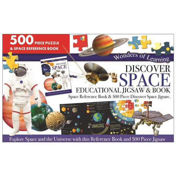 wonders of learning: discover space educational jigsaw & book