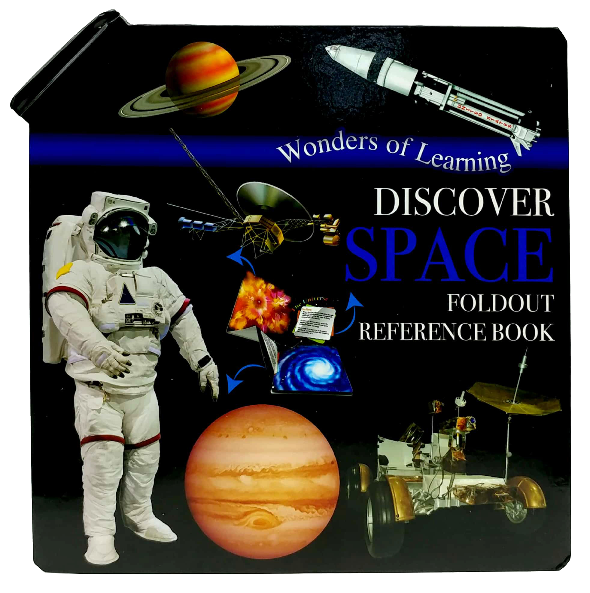 wonders of learning - discover space foldout reference book