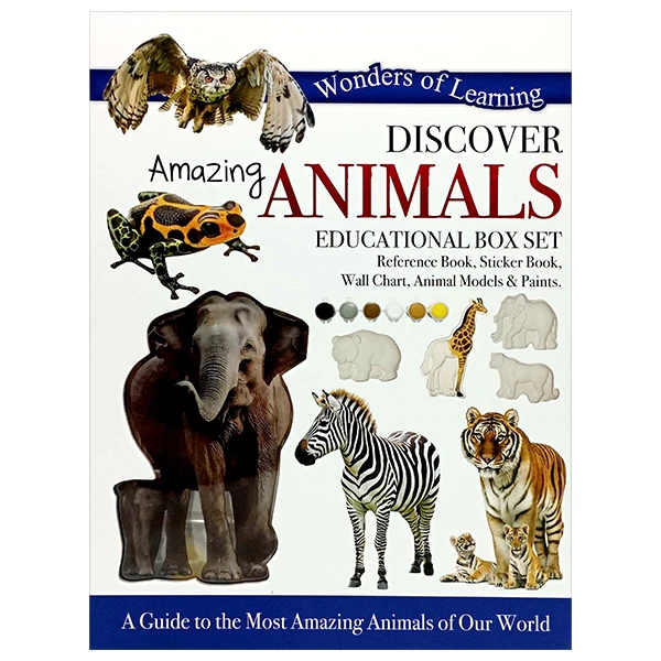 wonders of learning - educational box set - amazing animals