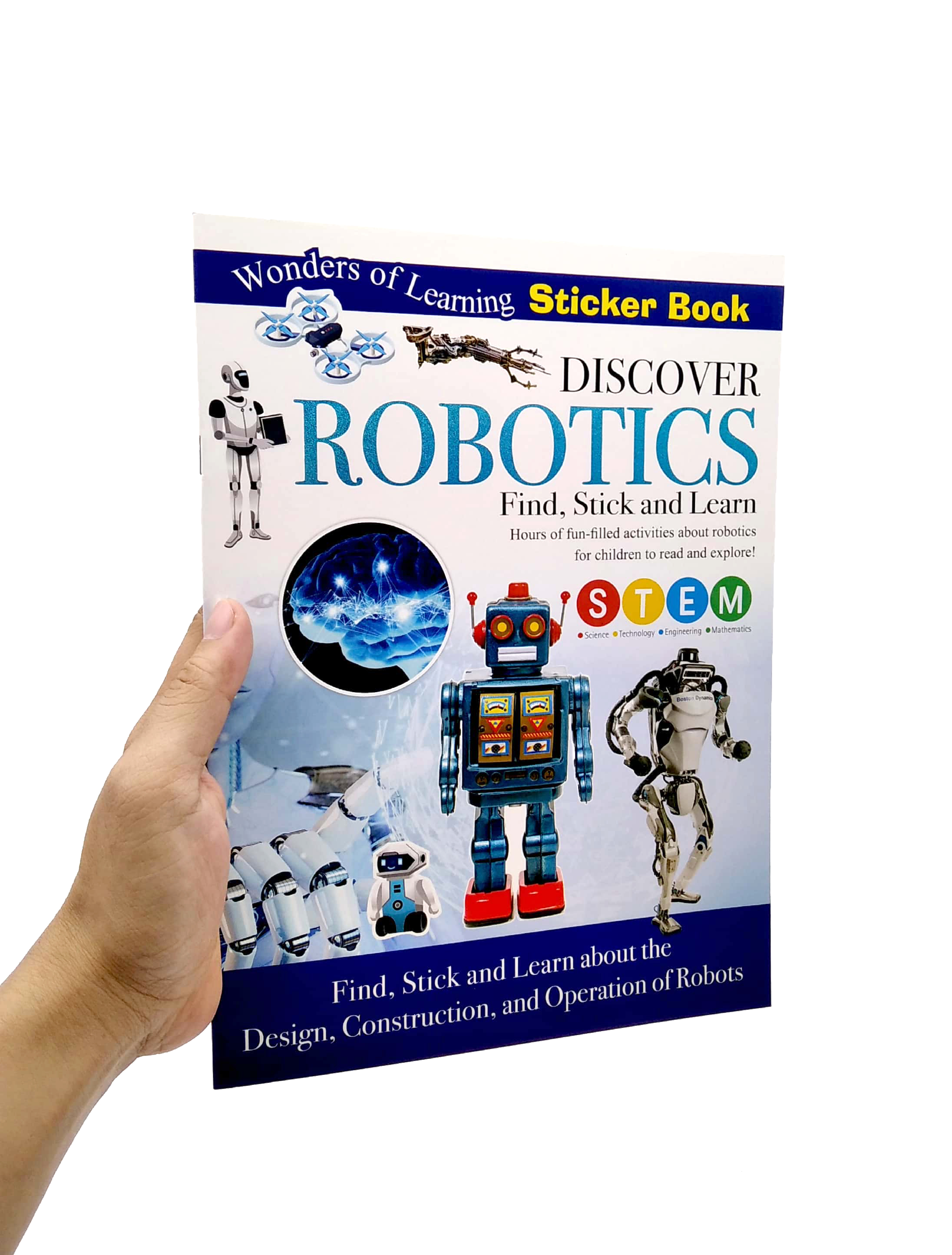 wonders of learning - sticker book - discover robotics