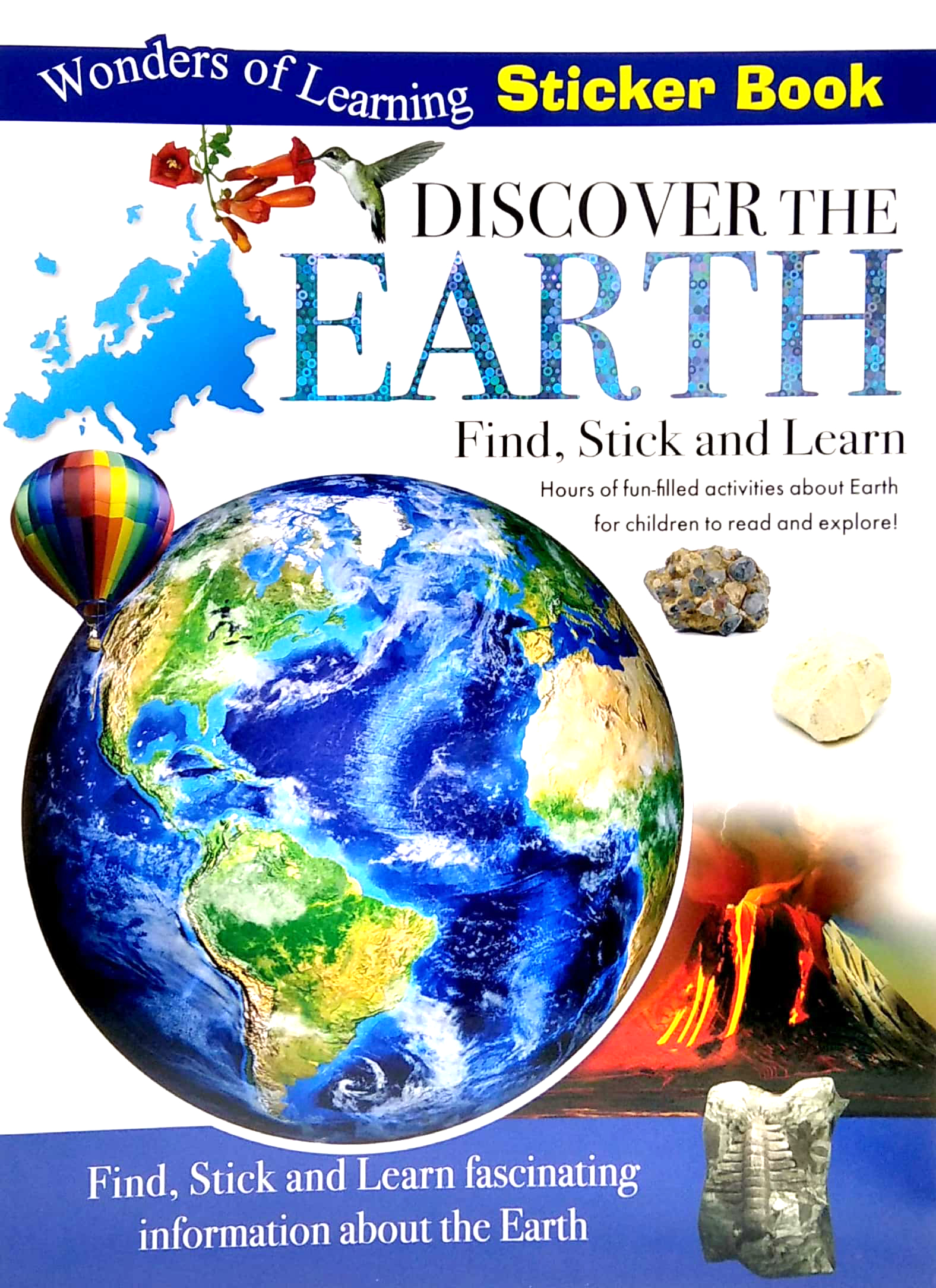wonders of learning - sticker book - discover the earth