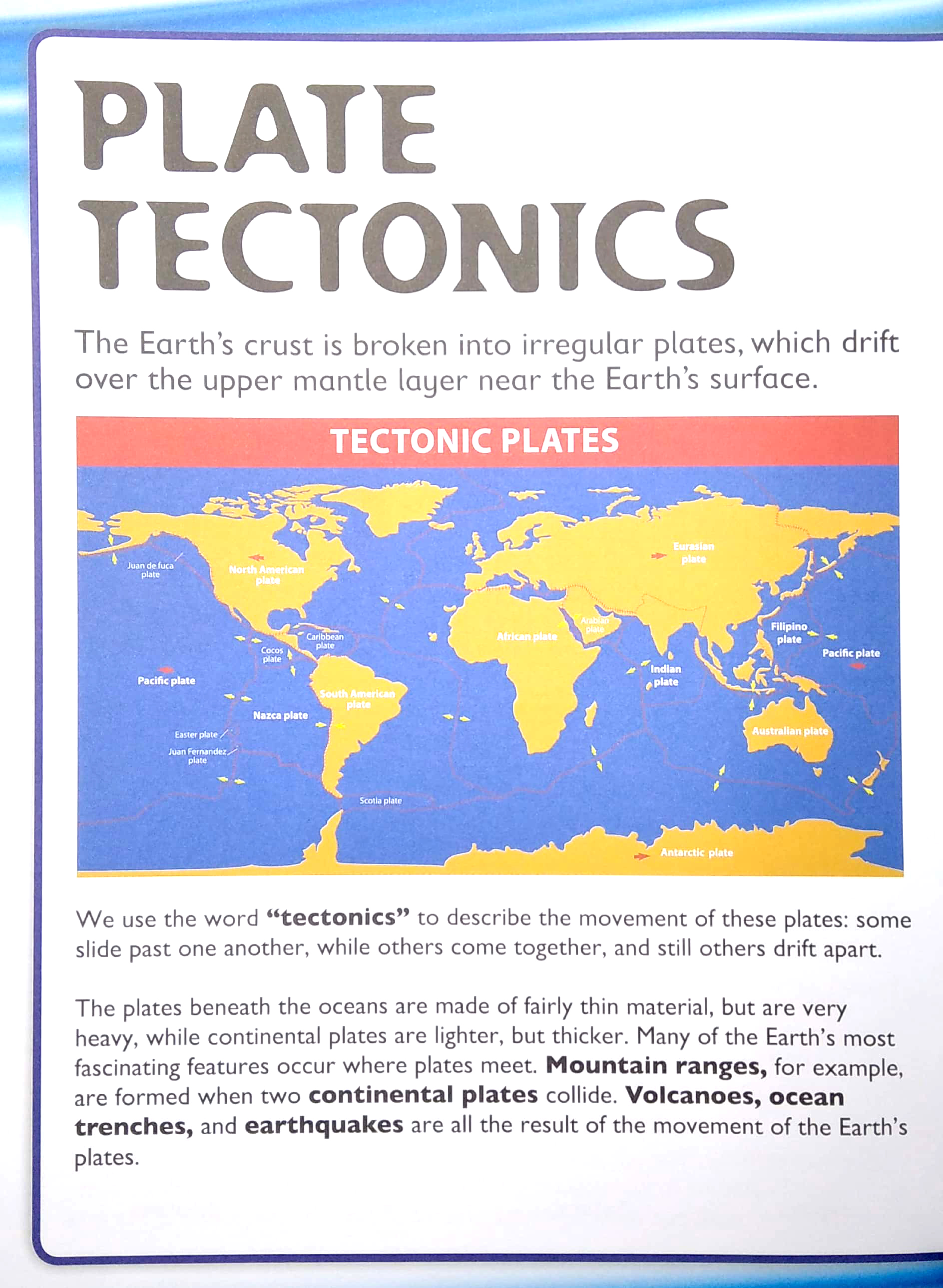 wonders of learning - sticker book - discover the earth