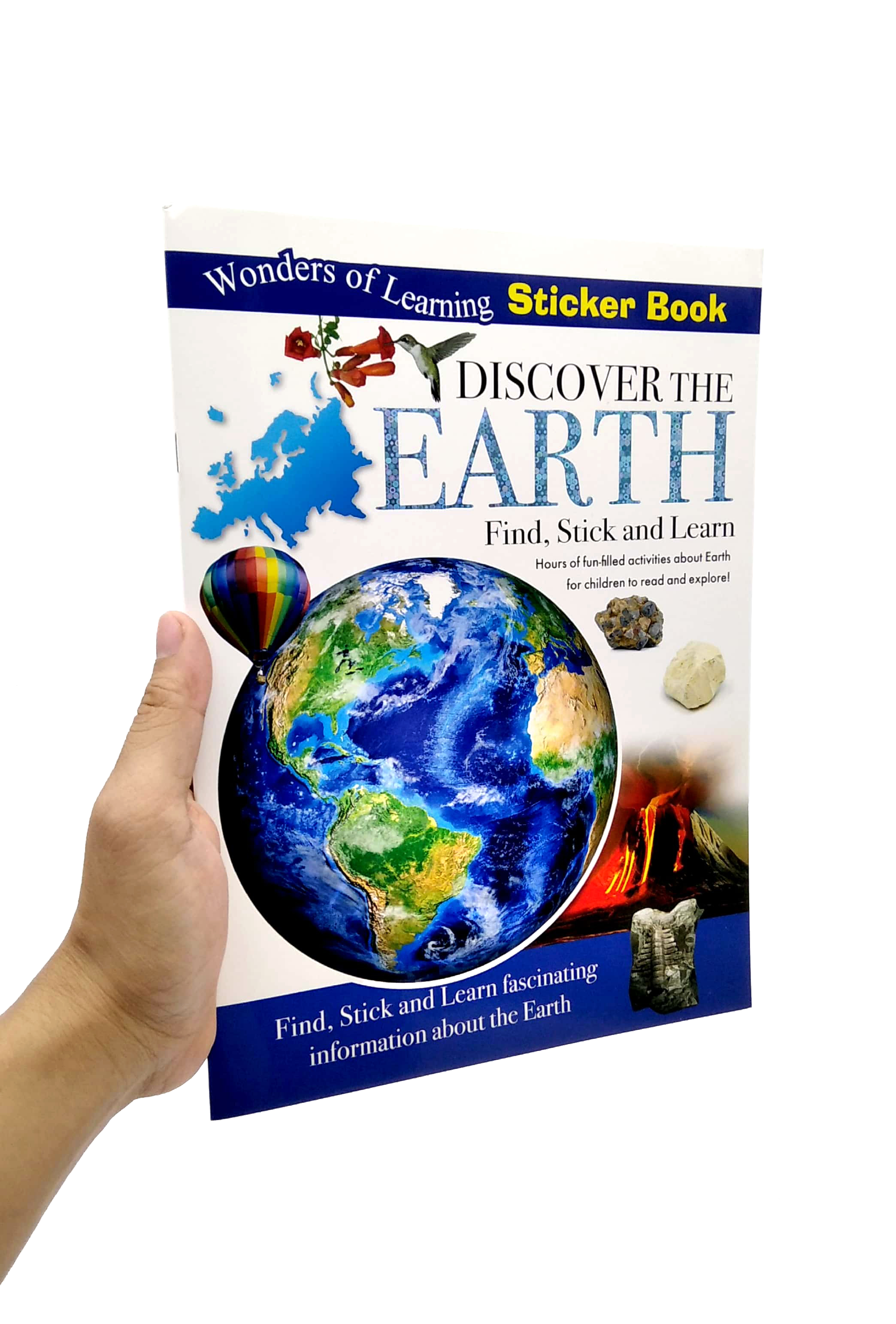 wonders of learning - sticker book - discover the earth