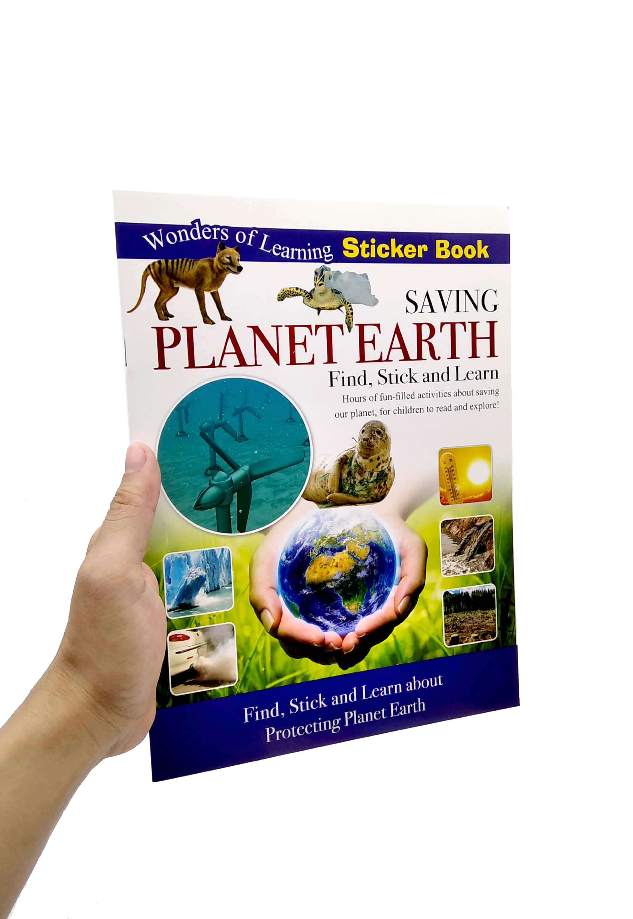 wonders of learning - sticker book - saving planet earth