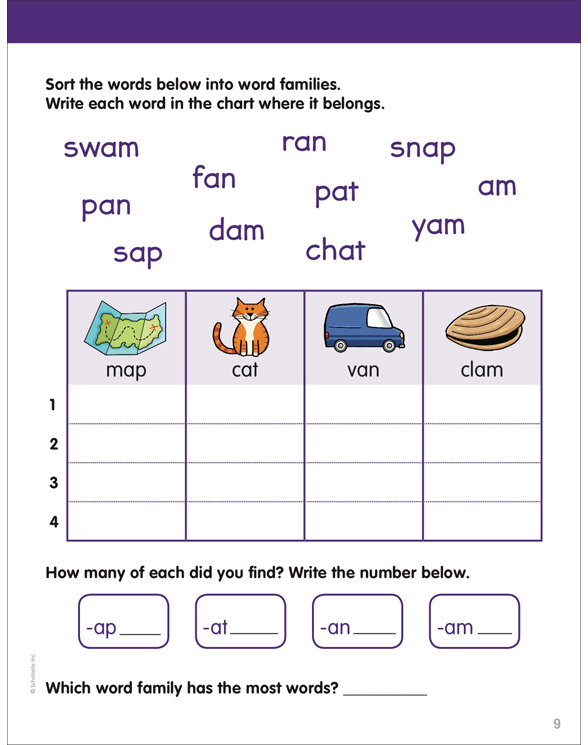 word families (little skill seekers)