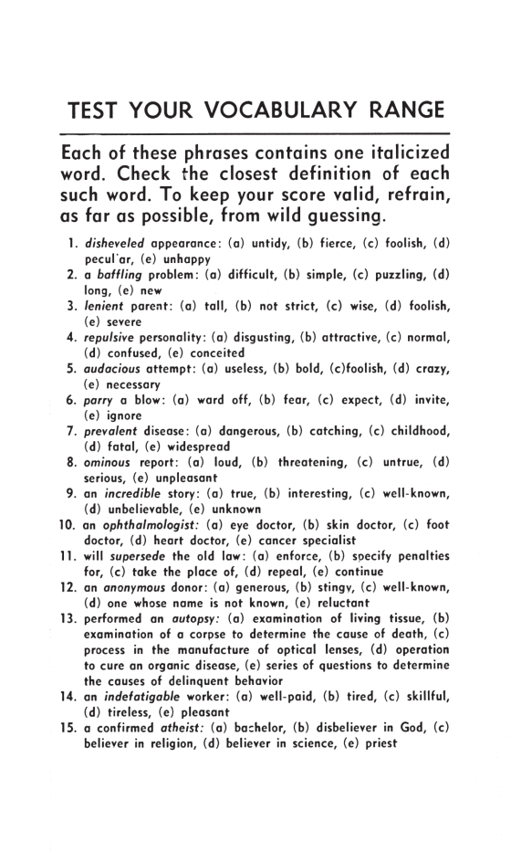 word power made easy: the complete handbook for building a superior vocabulary