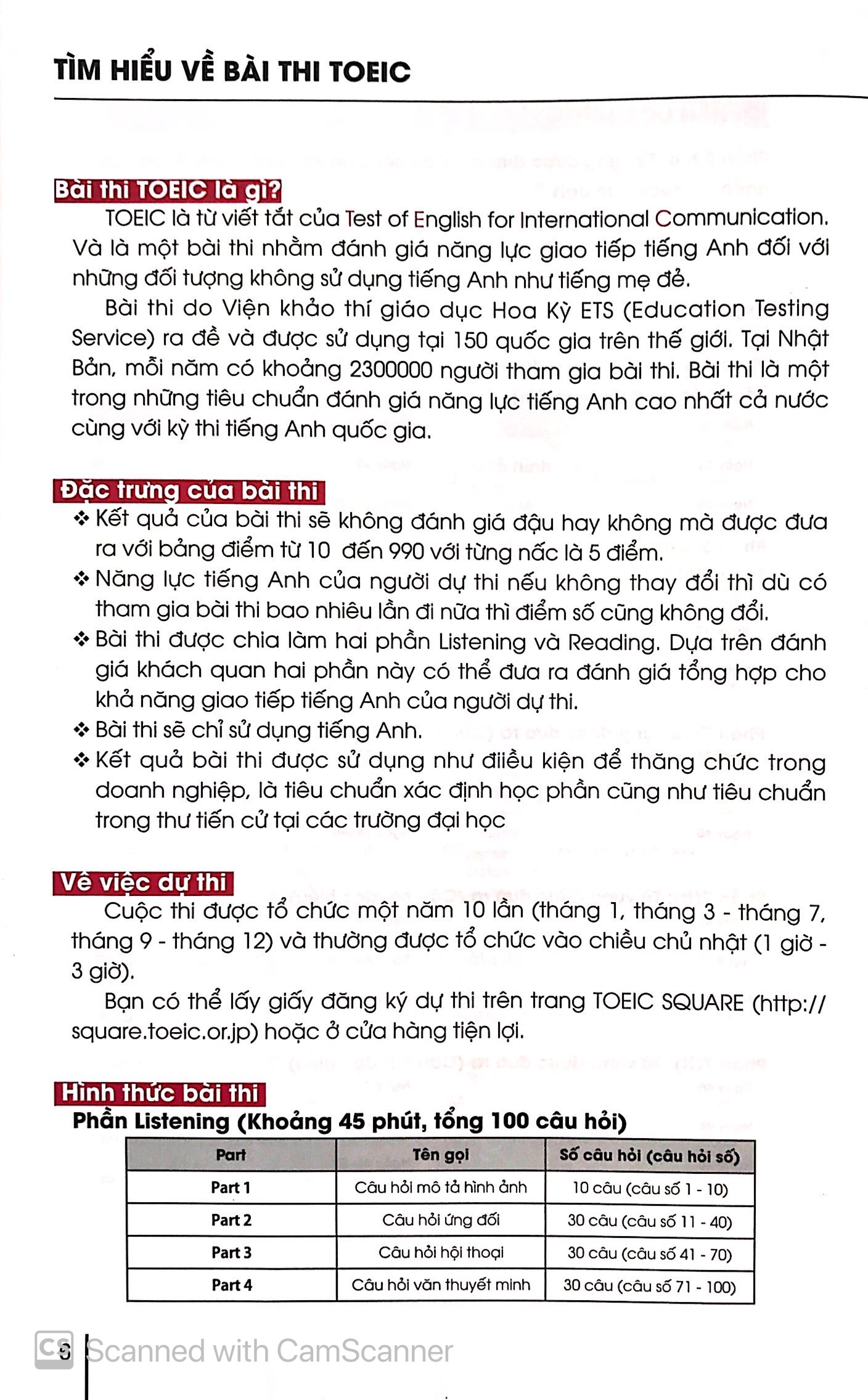 words and phrases the toeic test - từ và cụm từ cho kỳ thi toeic test